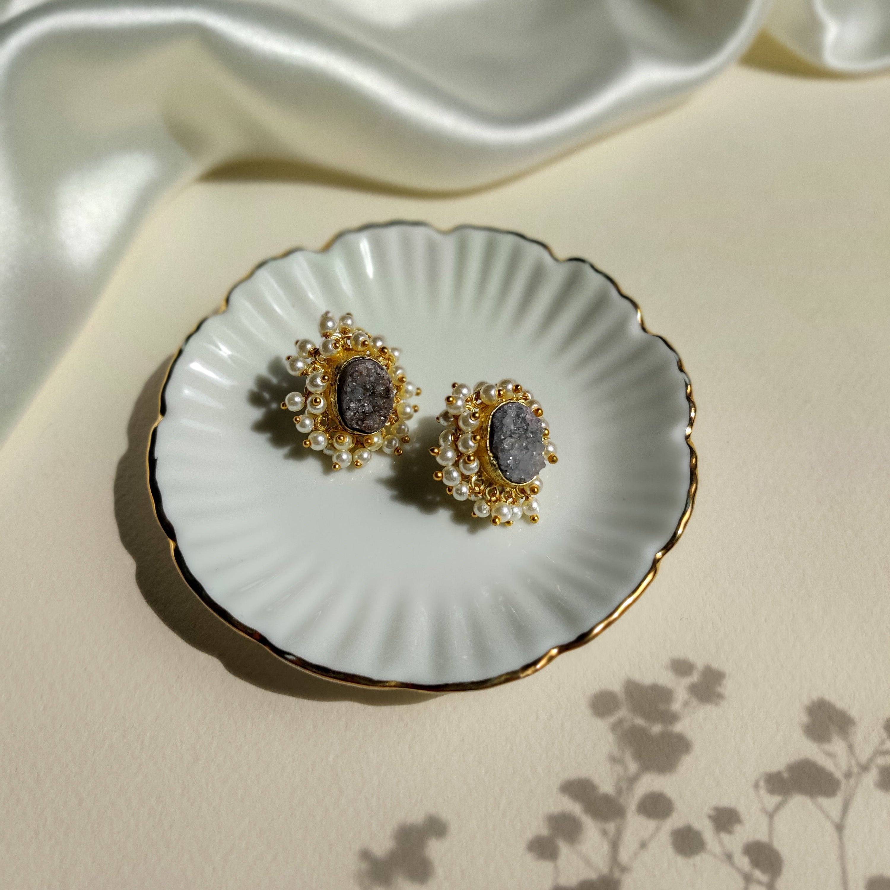 Jashn - Druzy Studs