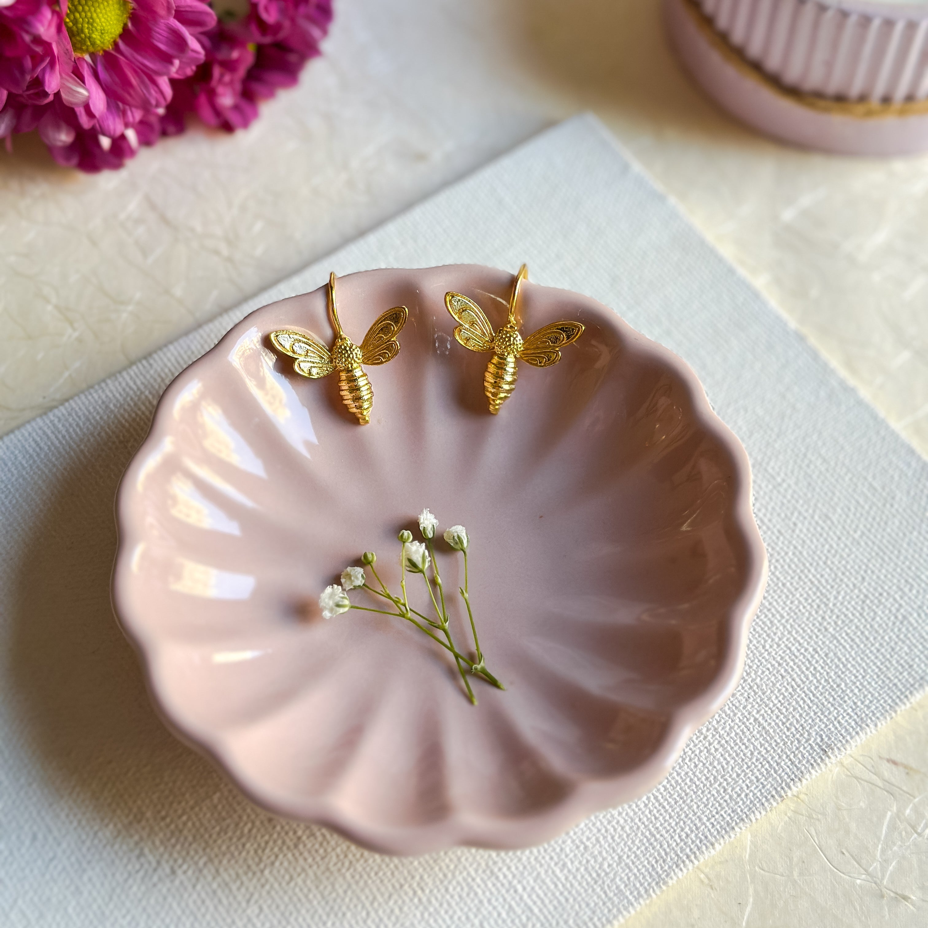 Bumble Bee Earrings (Small)