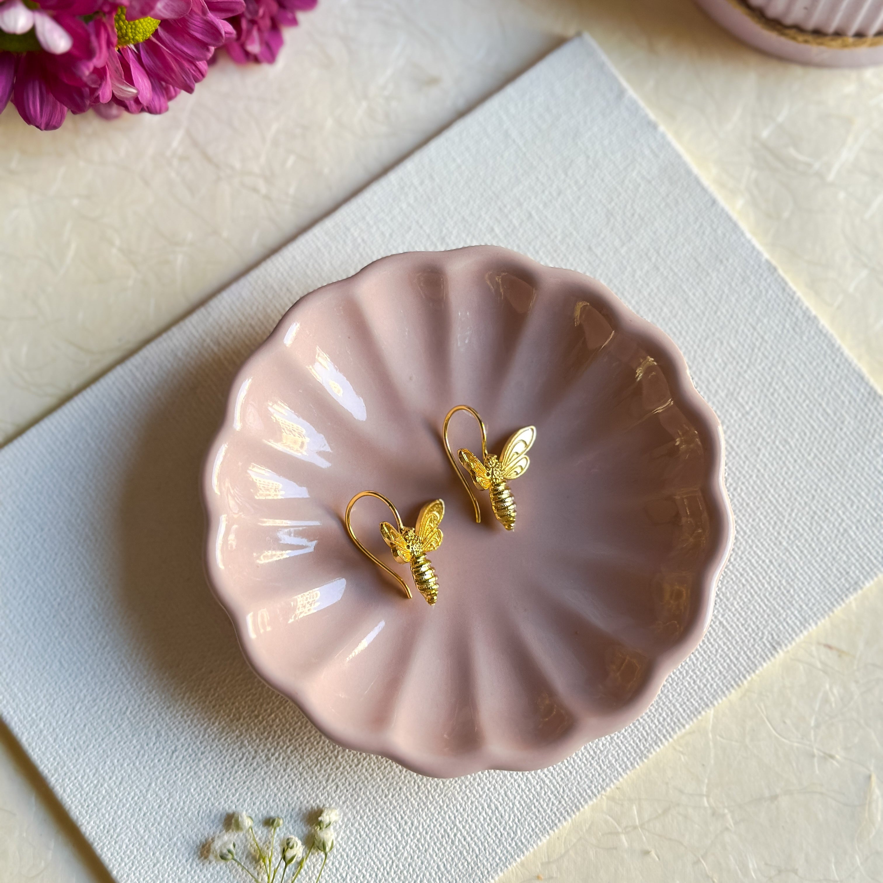 Bumble Bee Earrings (Small)