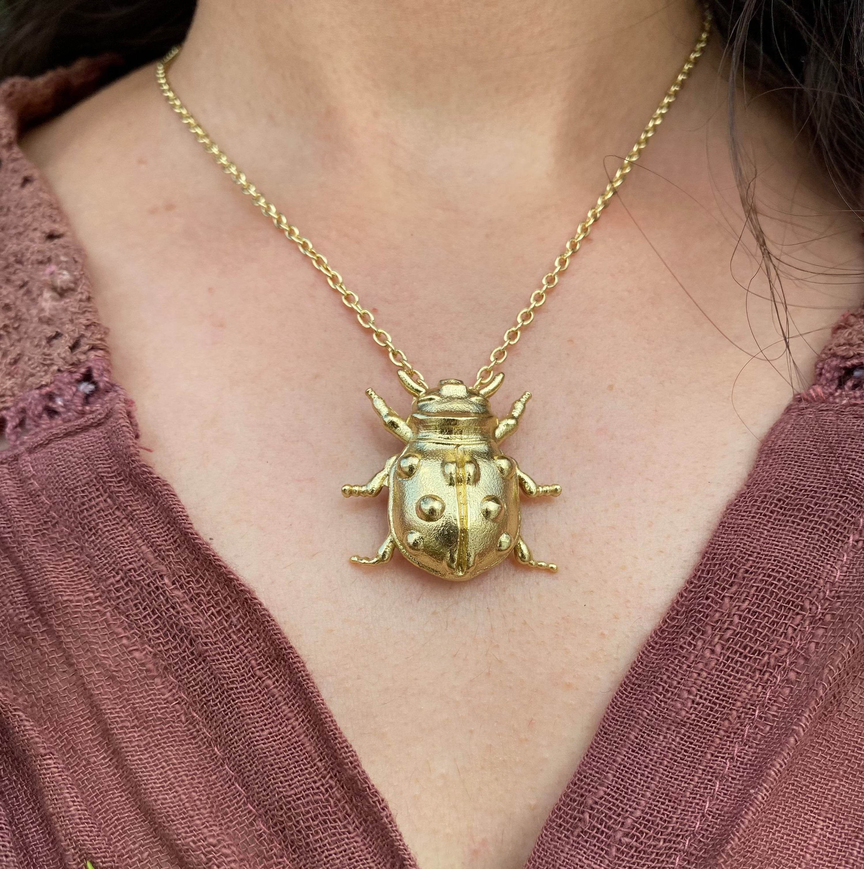 Beetle Necklace