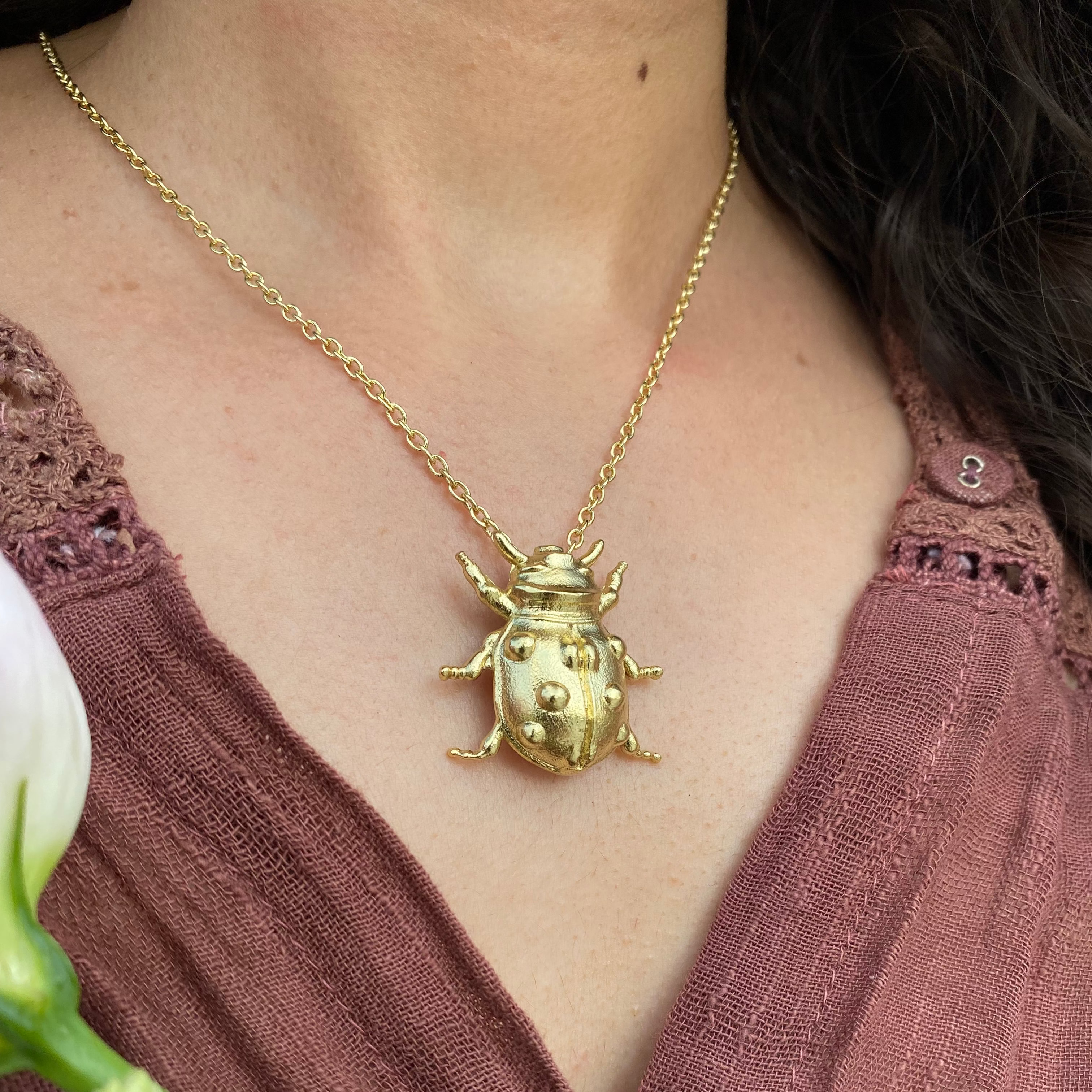 Beetle Necklace