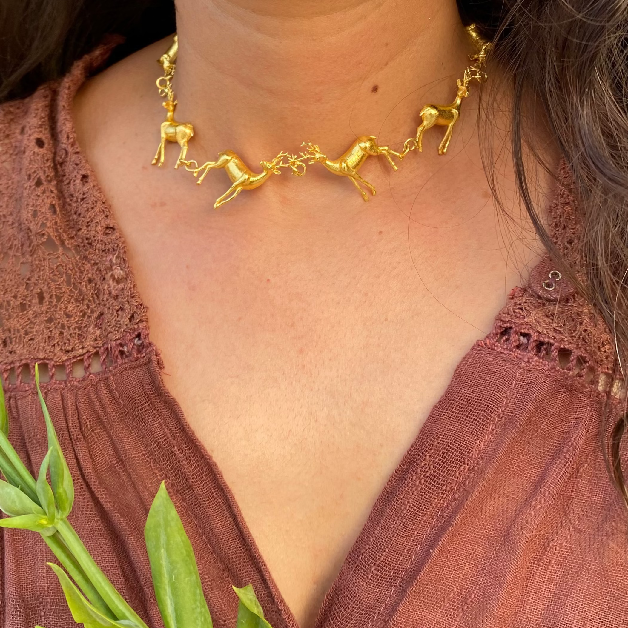 Reindeer Necklace