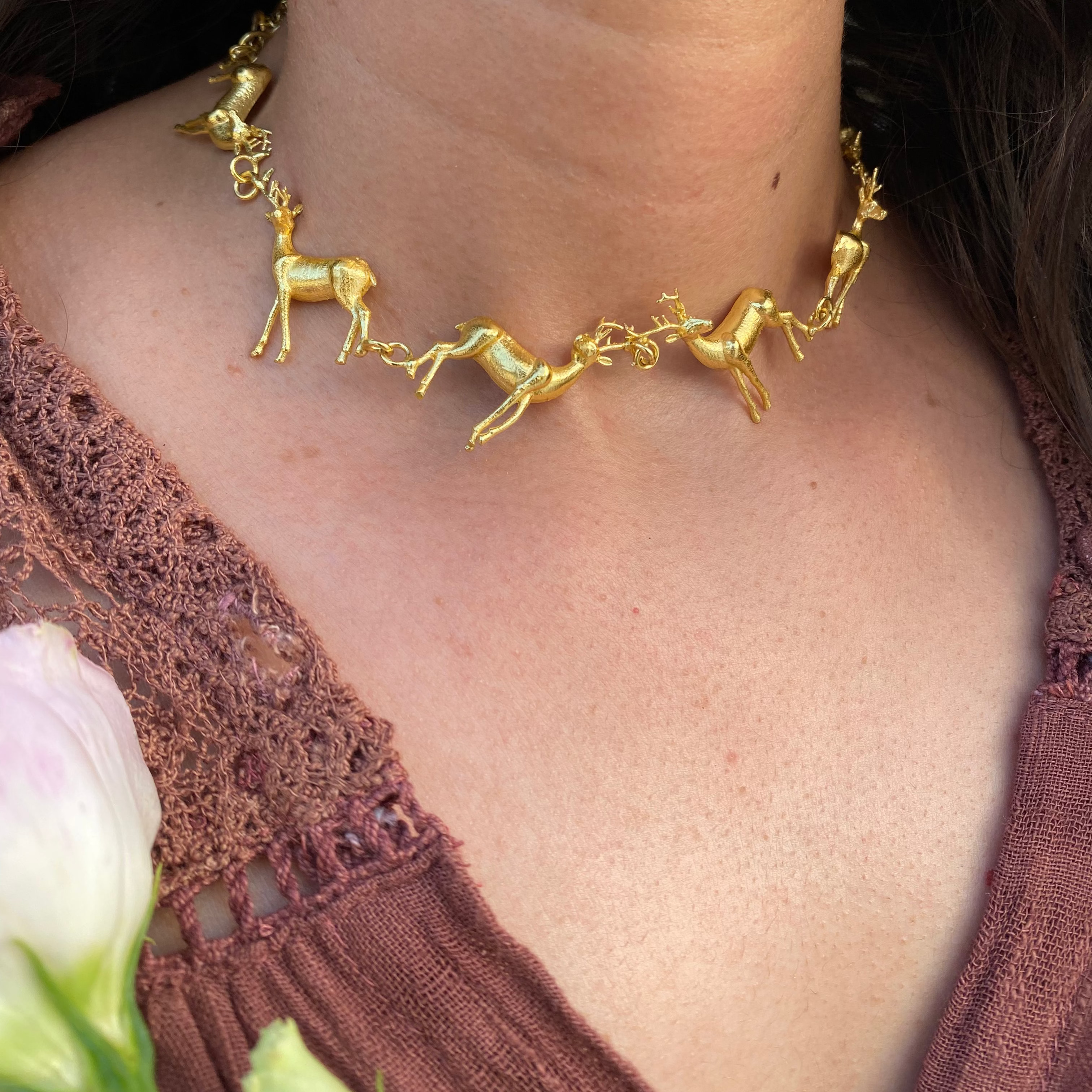 Reindeer Necklace