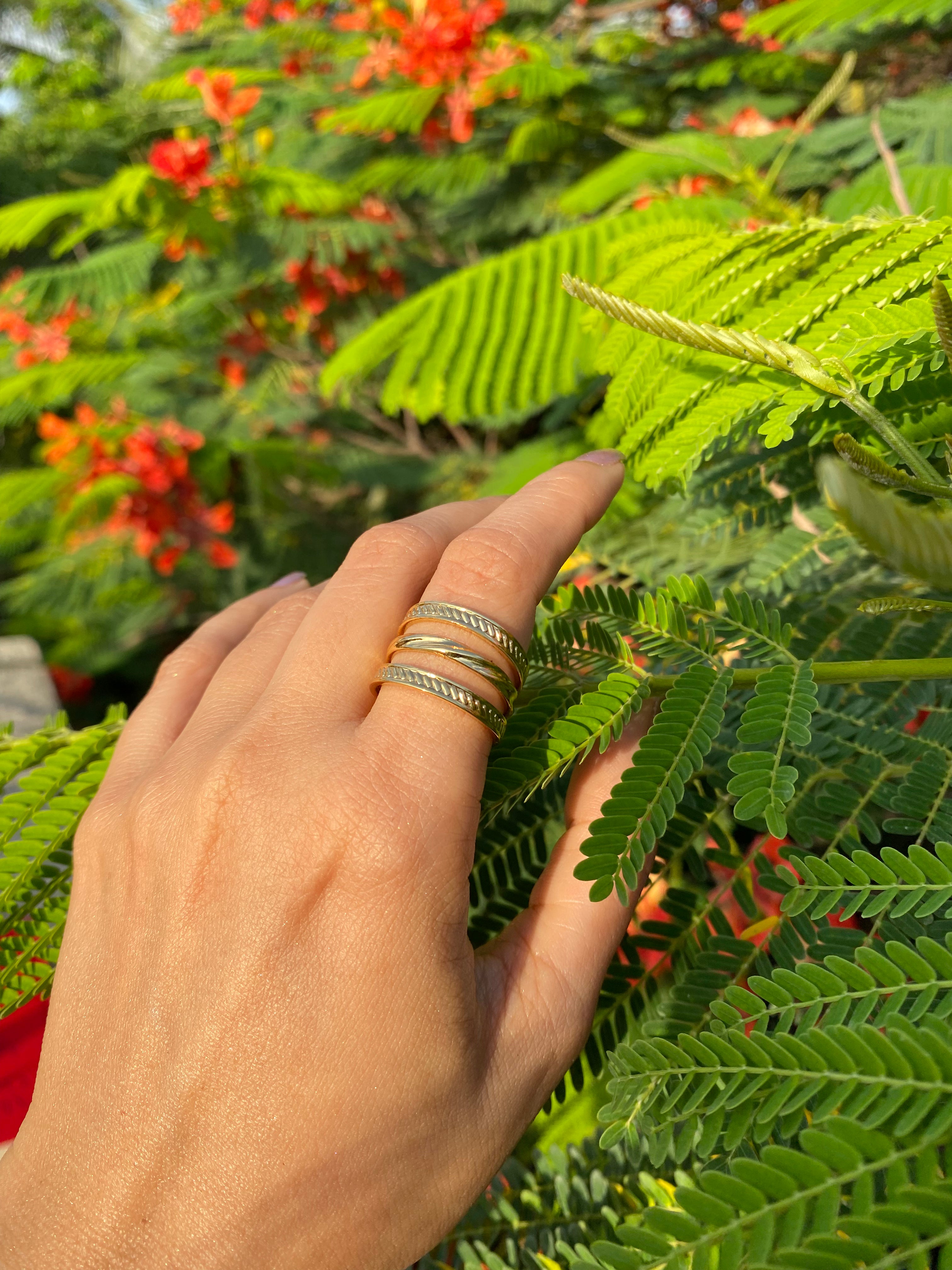 Crossroads Adjustable Ring