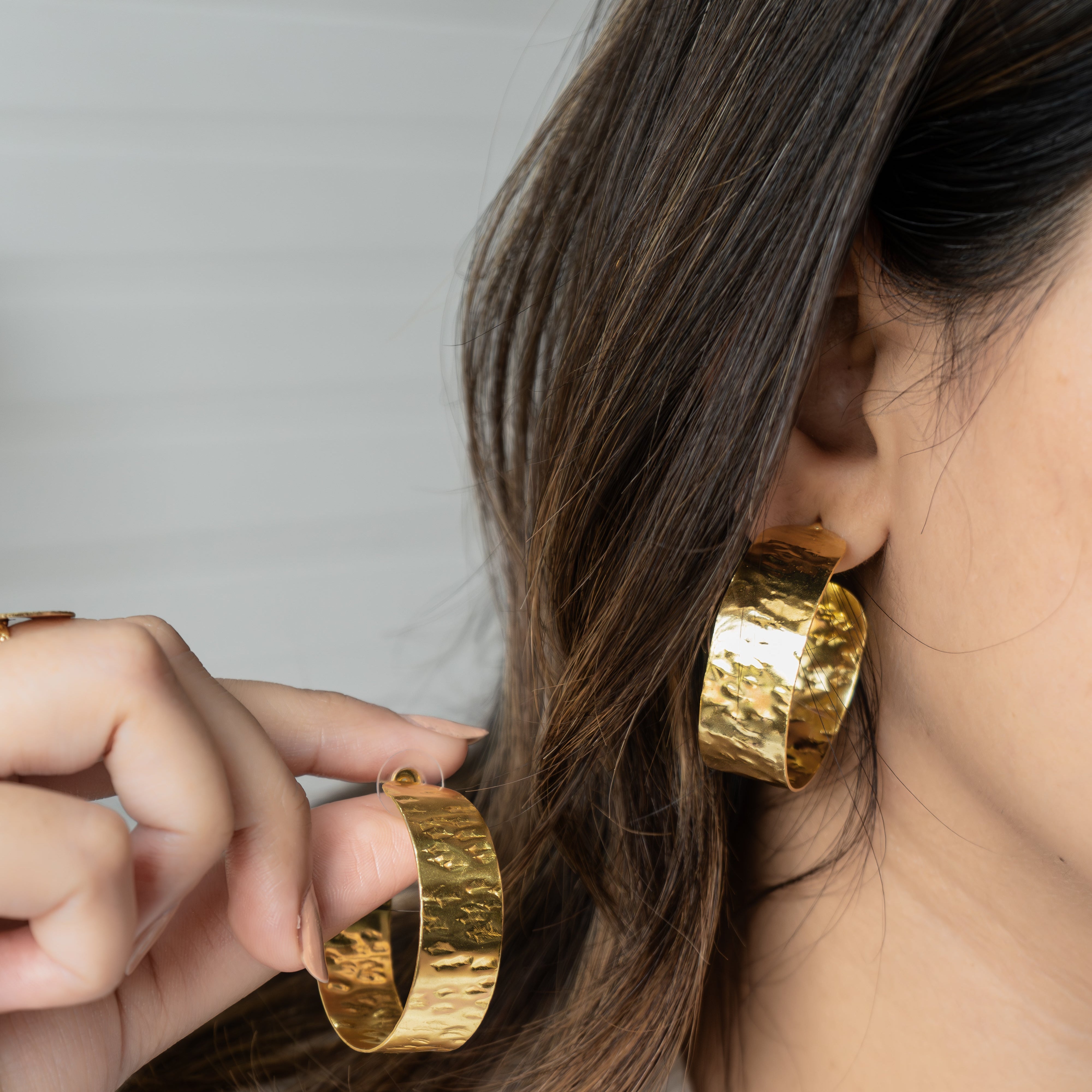 Hammered Hoops