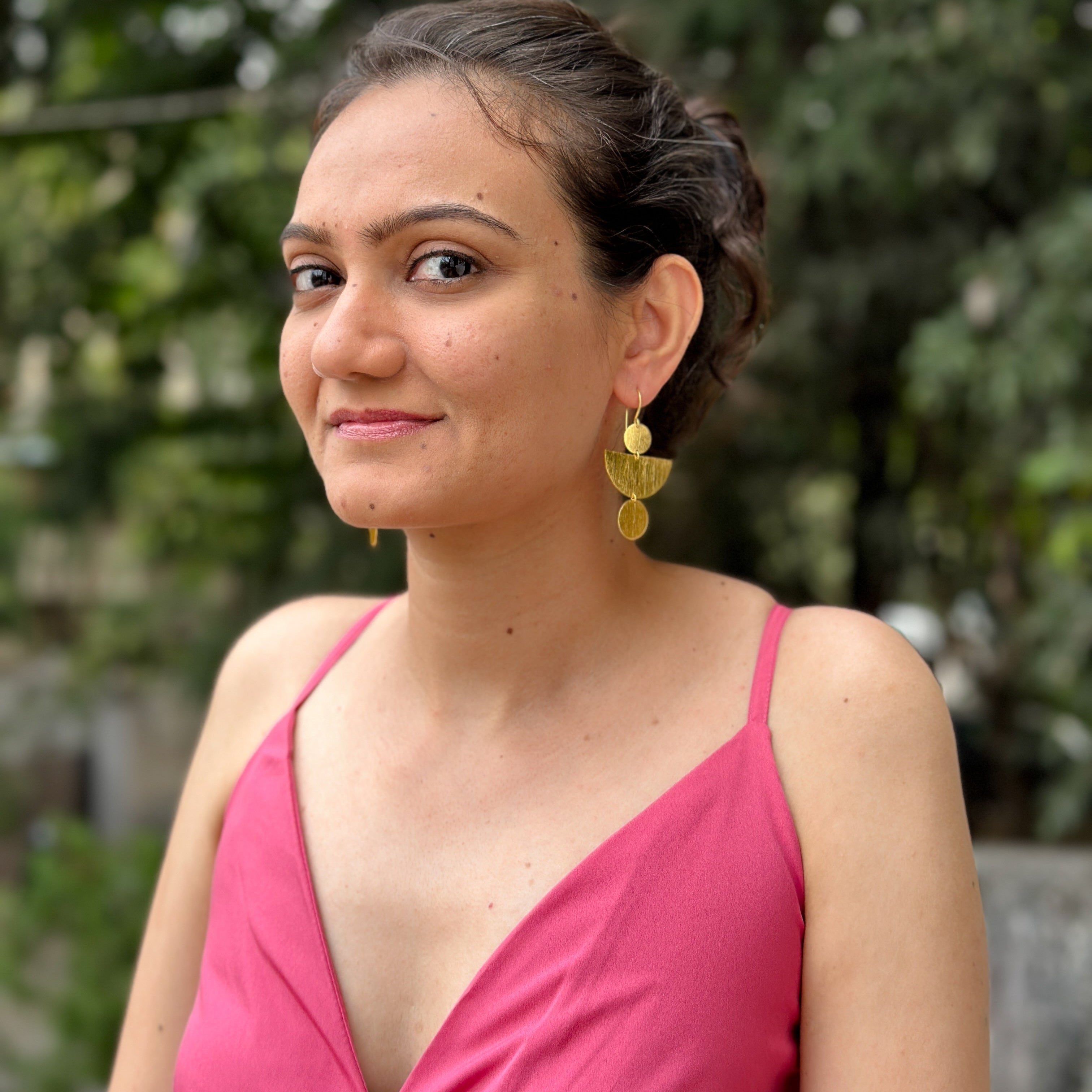 The Lazy Brunch - Circular Harmony Trio Earrings