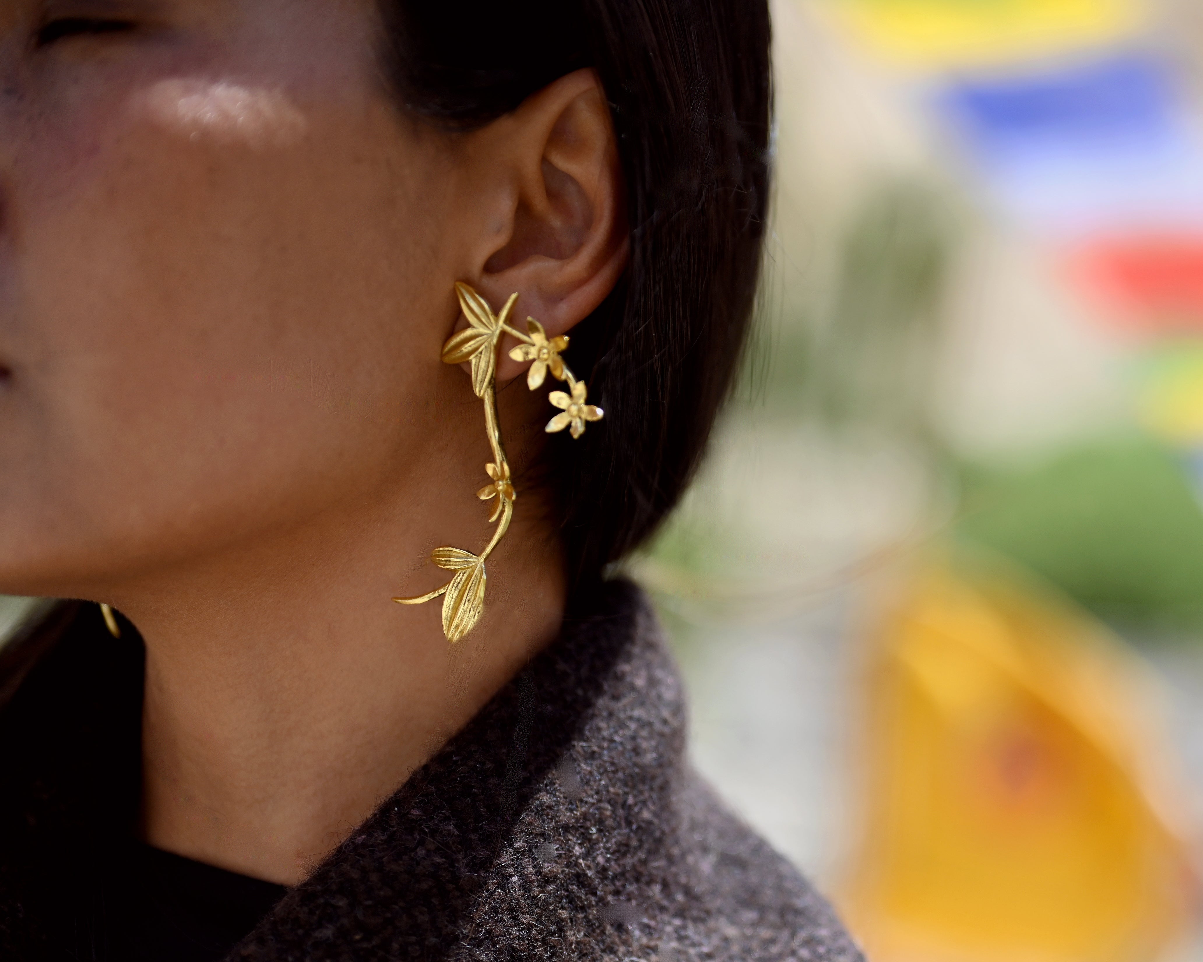 Wildflower Vine Earrings