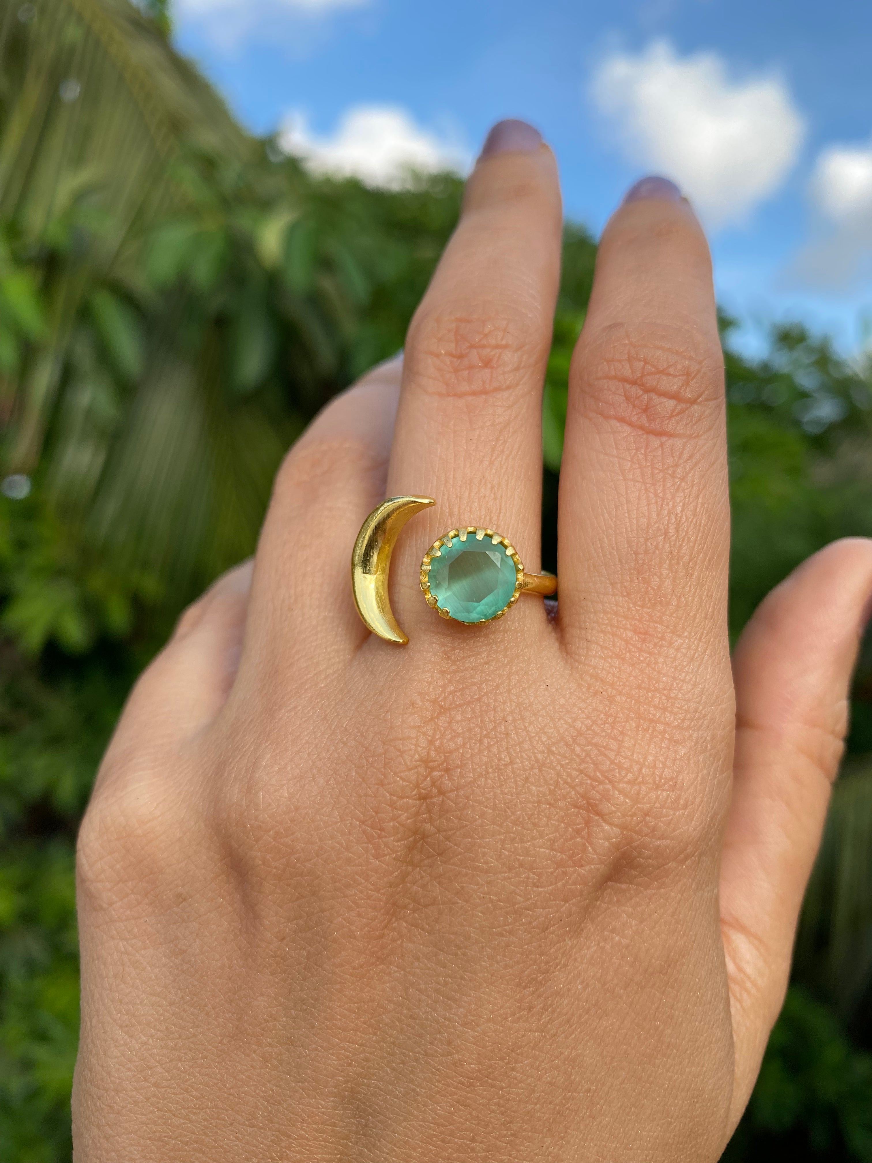 Soluna Adjustable Ring - Turquoise