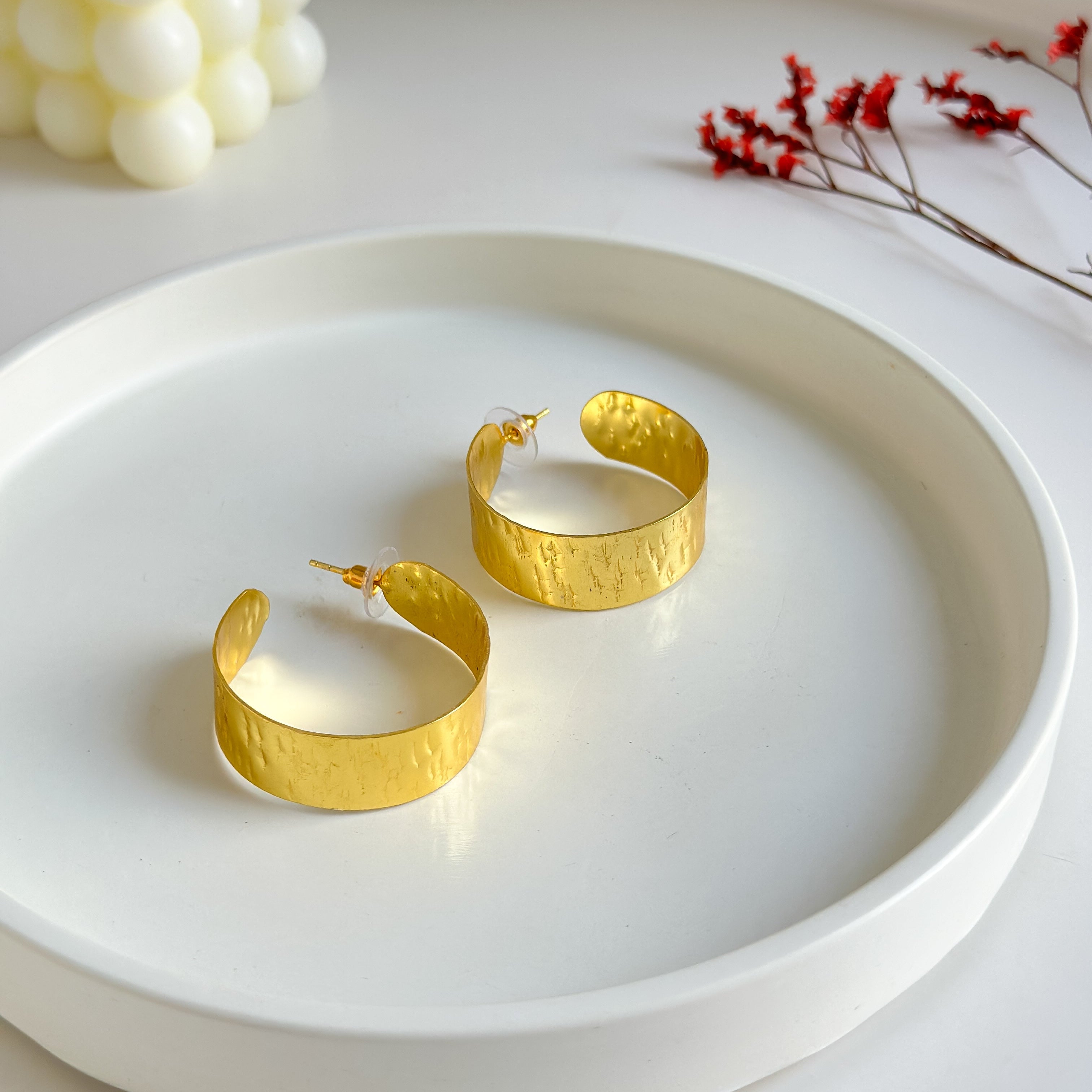 Hammered Hoops