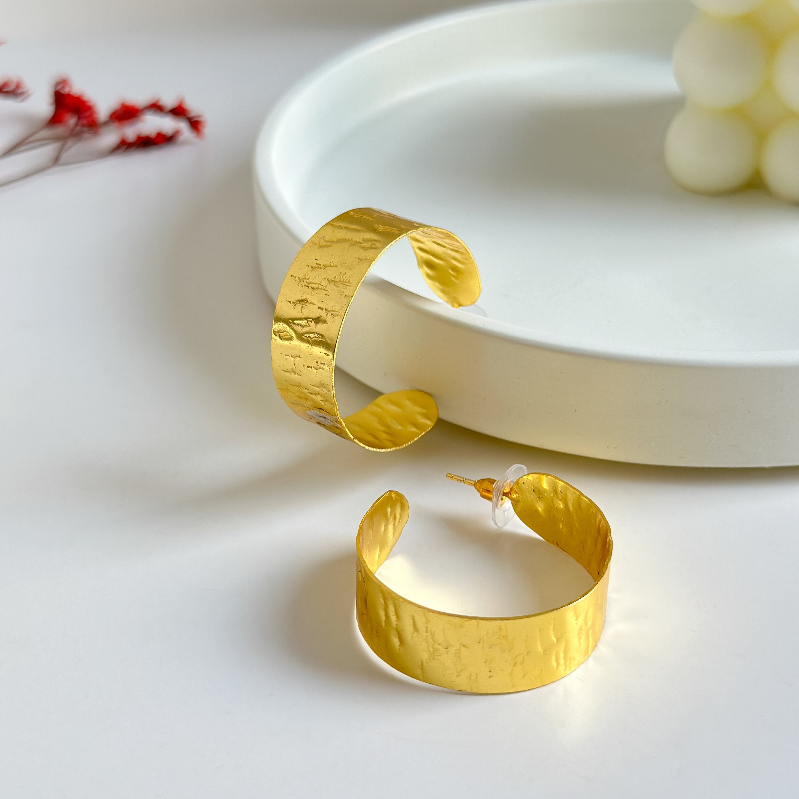 Hammered Hoops