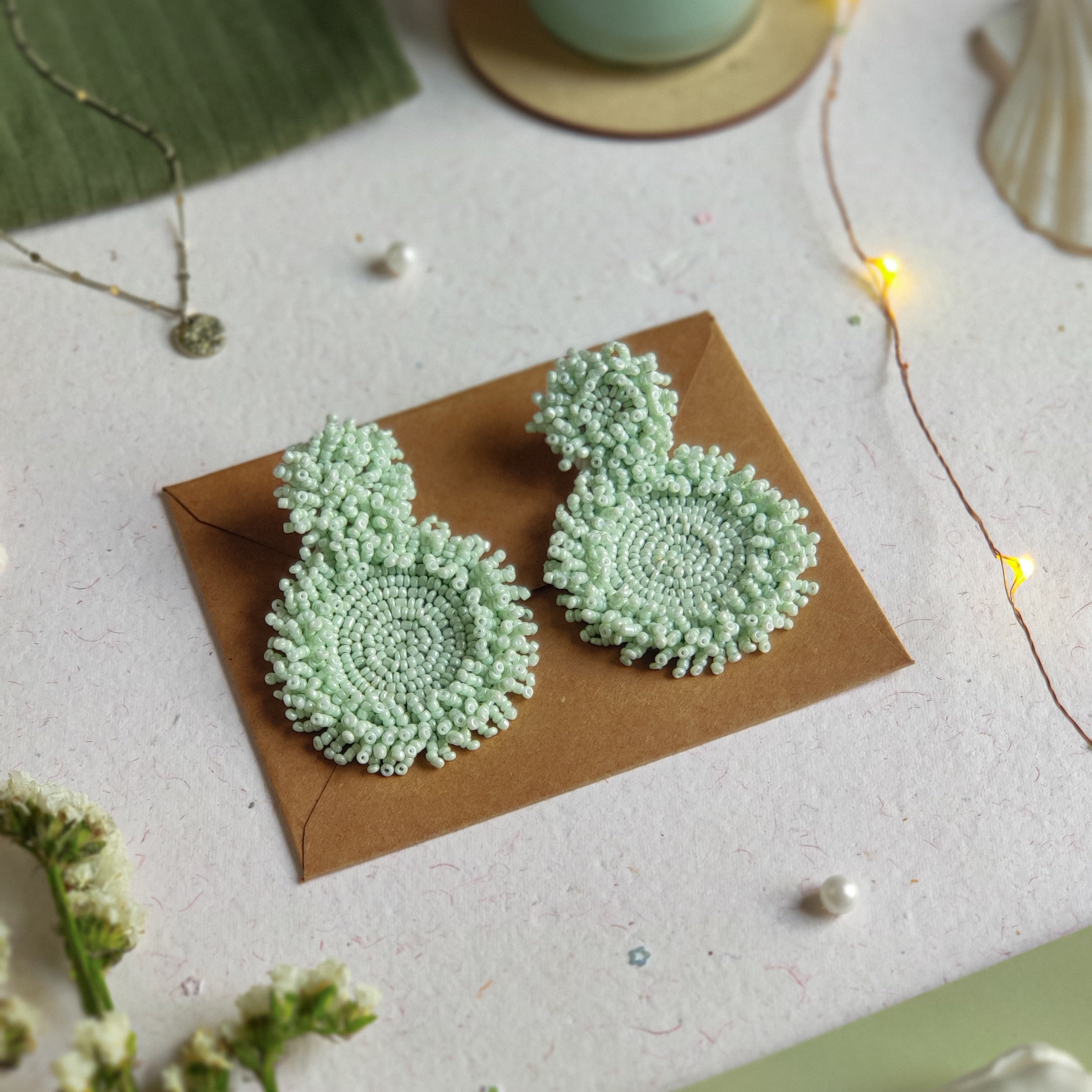 Daydream Earrings - Round Fringes