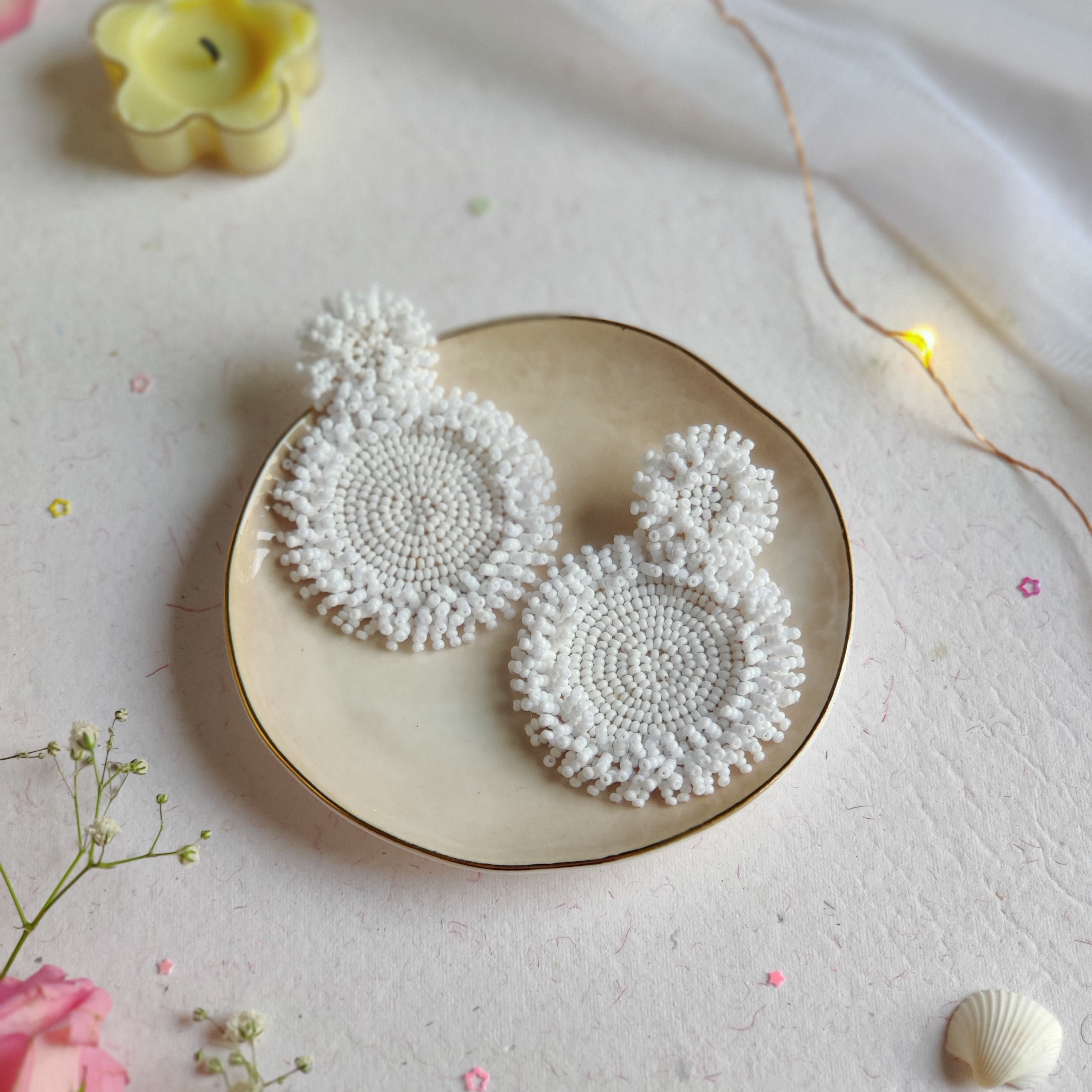 Daydream Earrings - Round Fringes