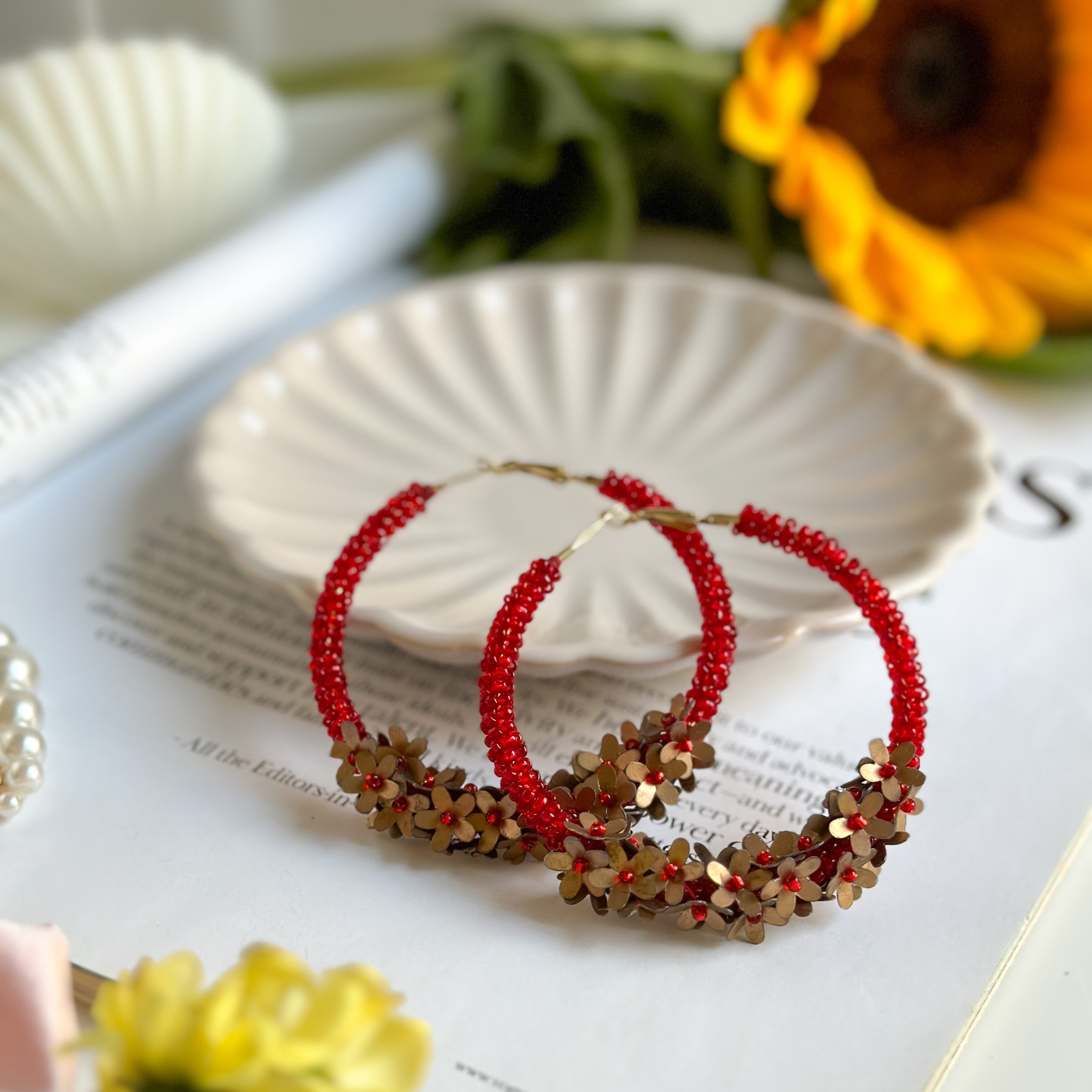 Floral Hoops