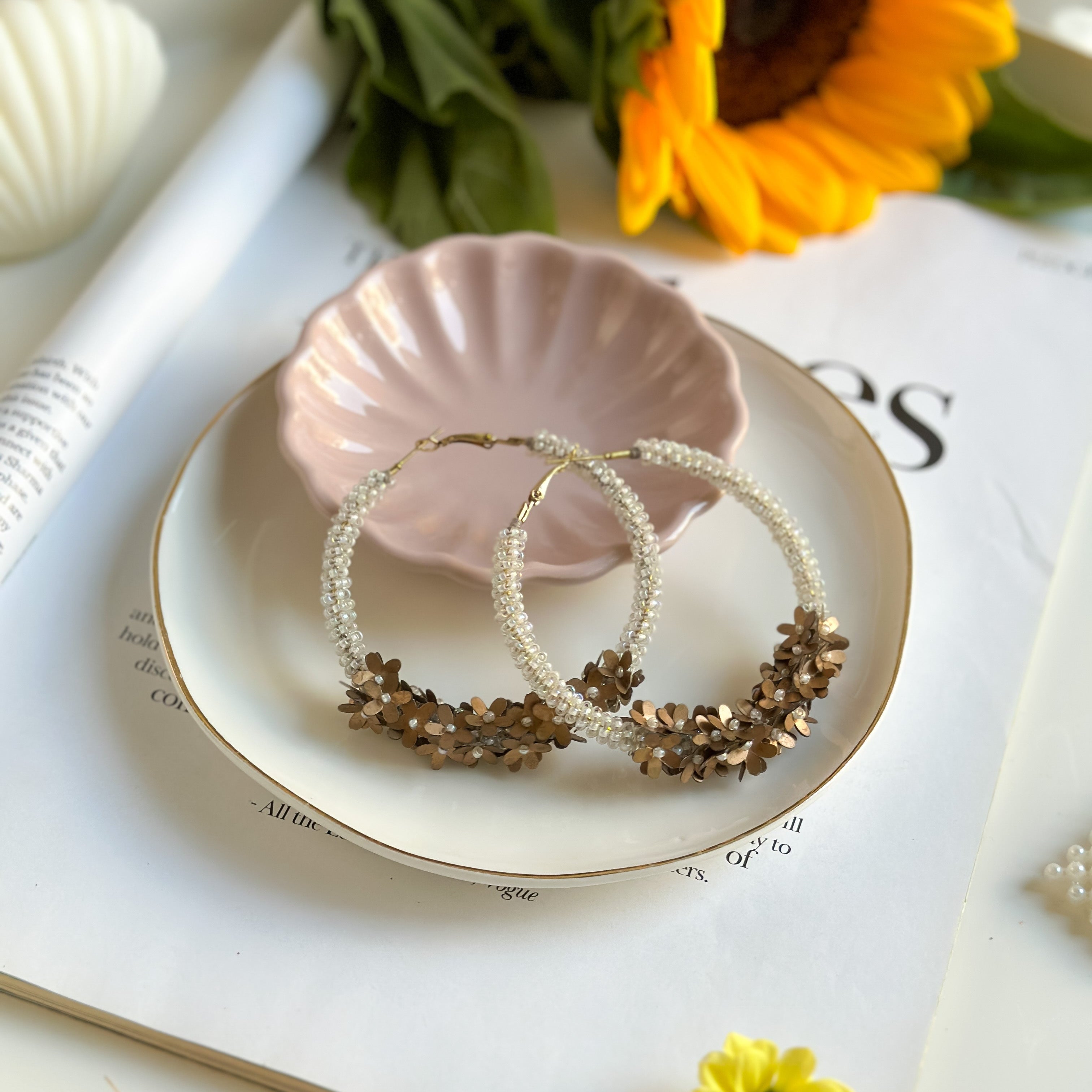 Floral Hoops