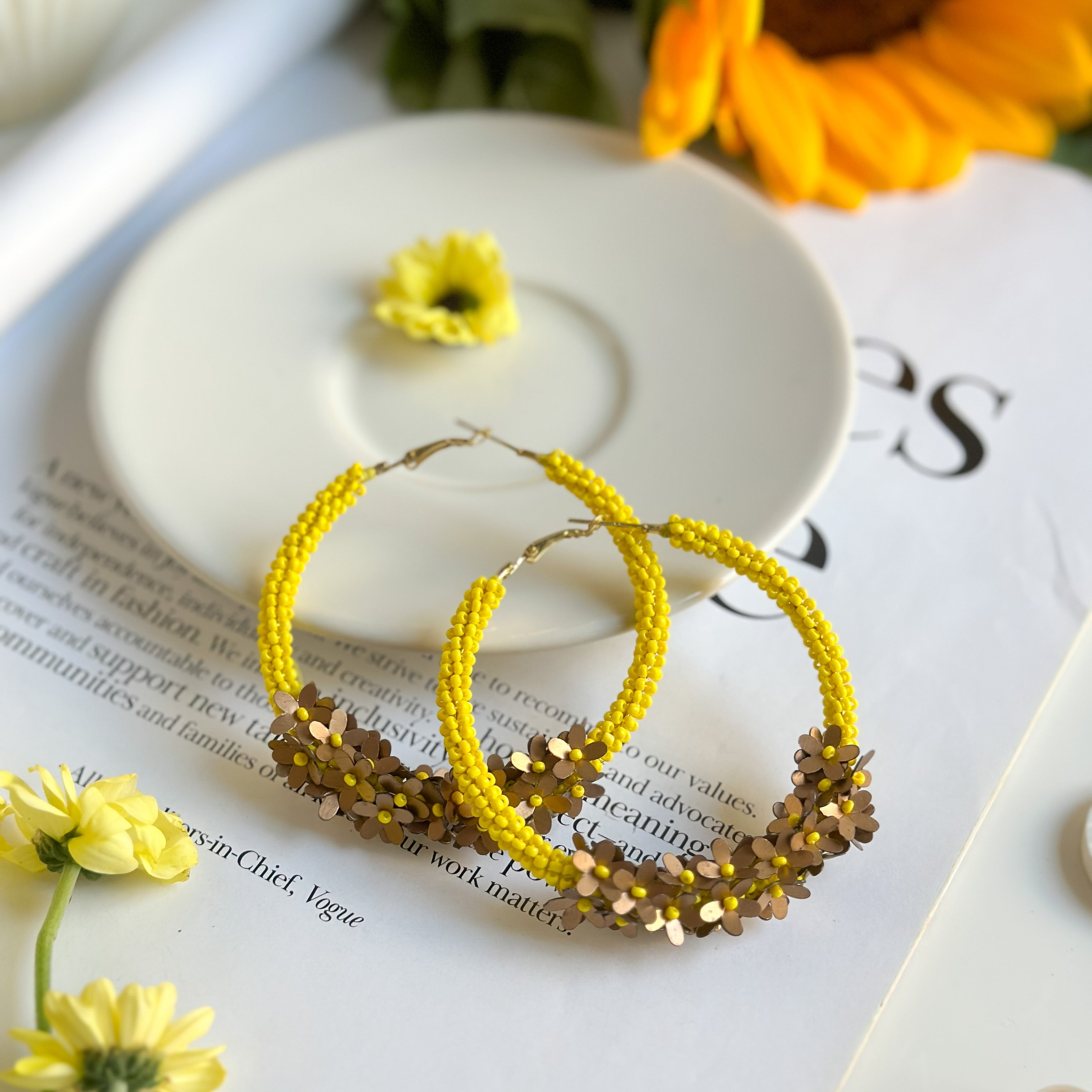 Floral Hoops