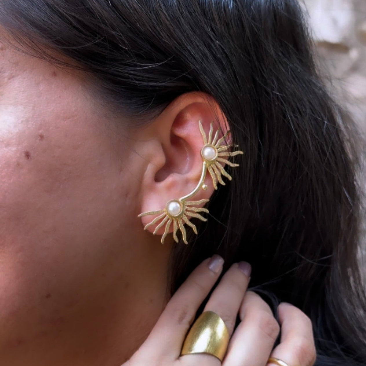 Whisper of Dawn Earrings/Earcuffs