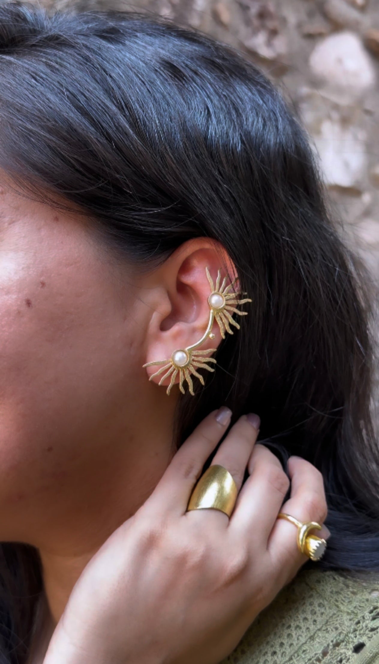 Whisper of Dawn Earrings/Earcuffs