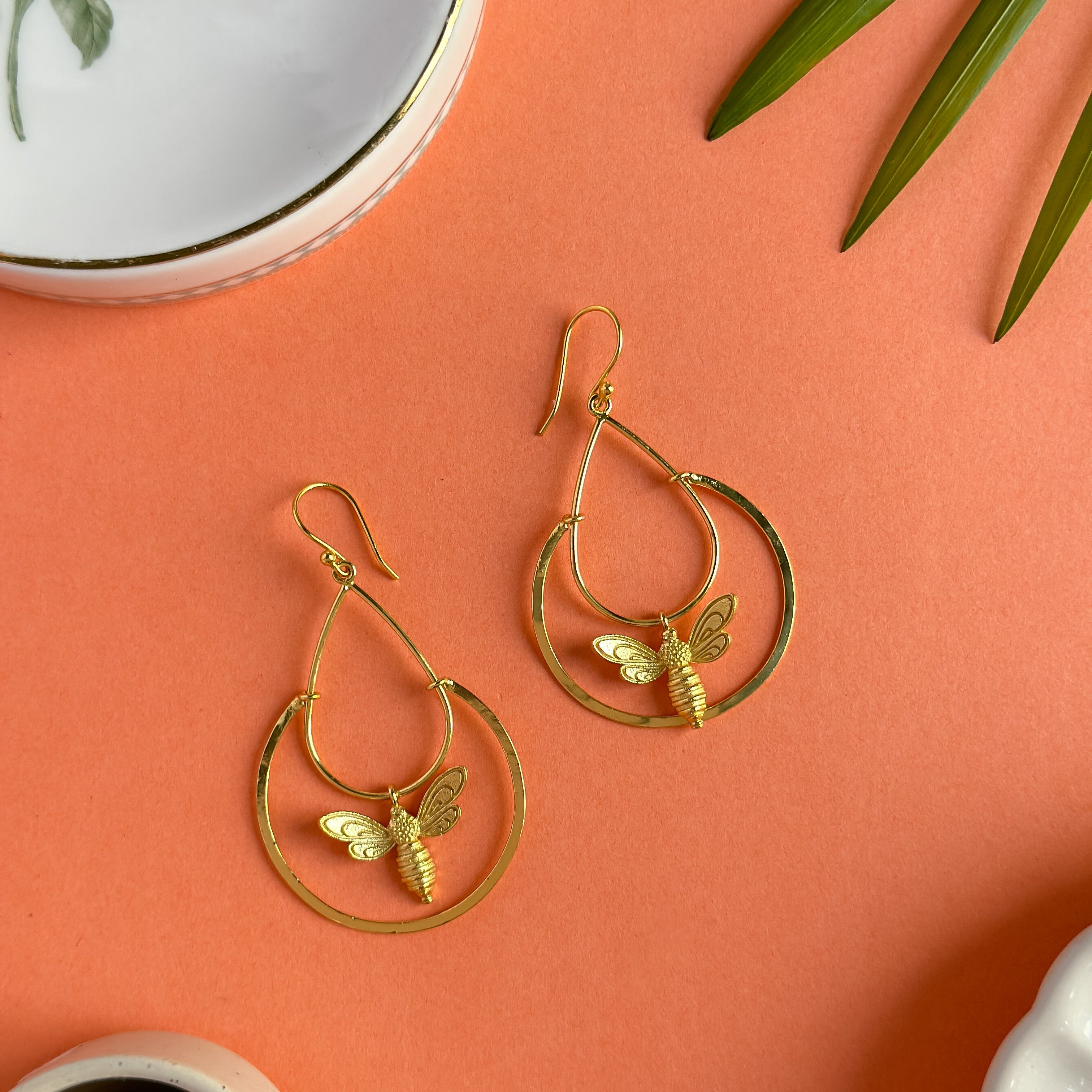 Nature's Whisper - Bumble Bee Earrings