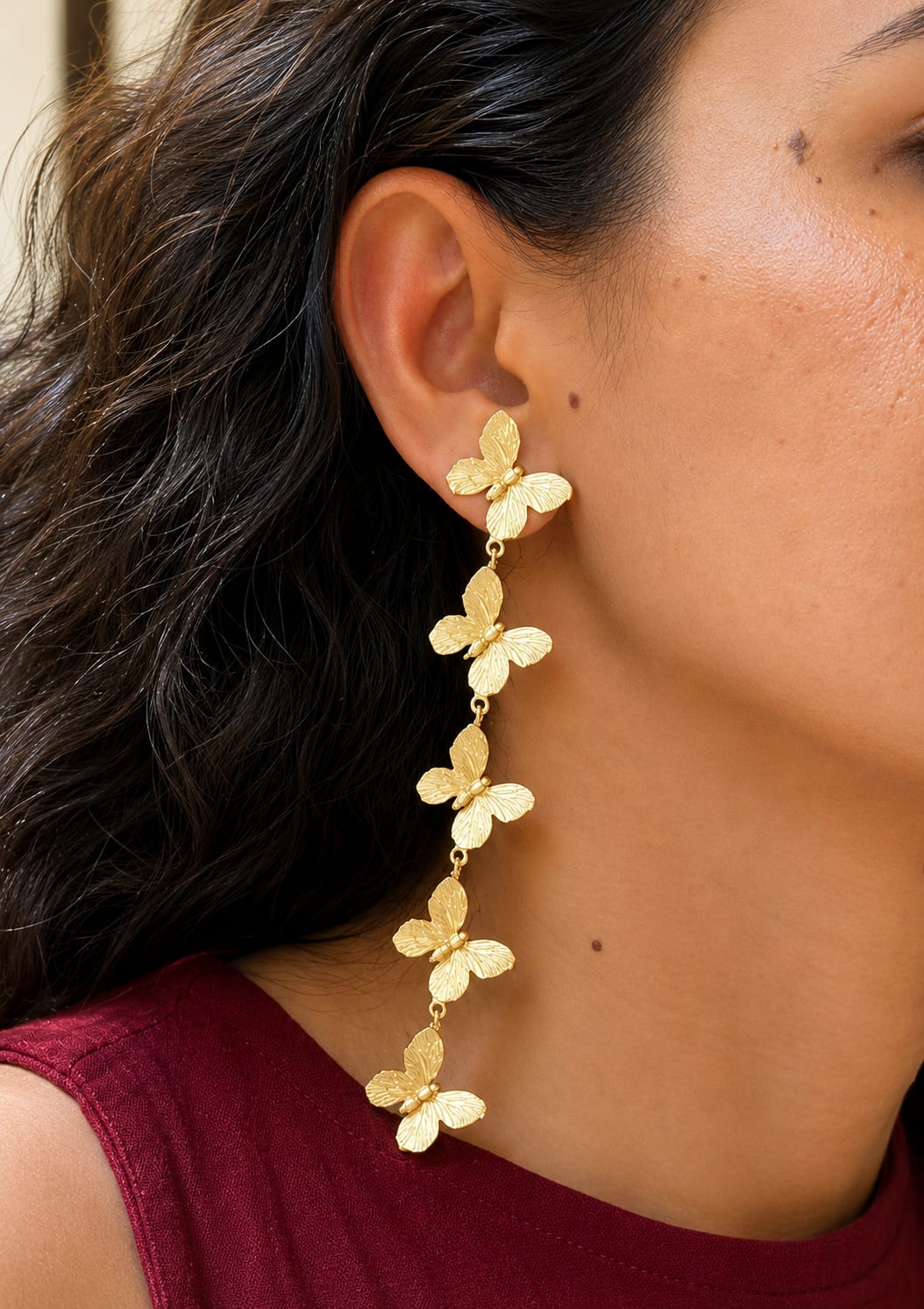 Golden Flutter Earrings