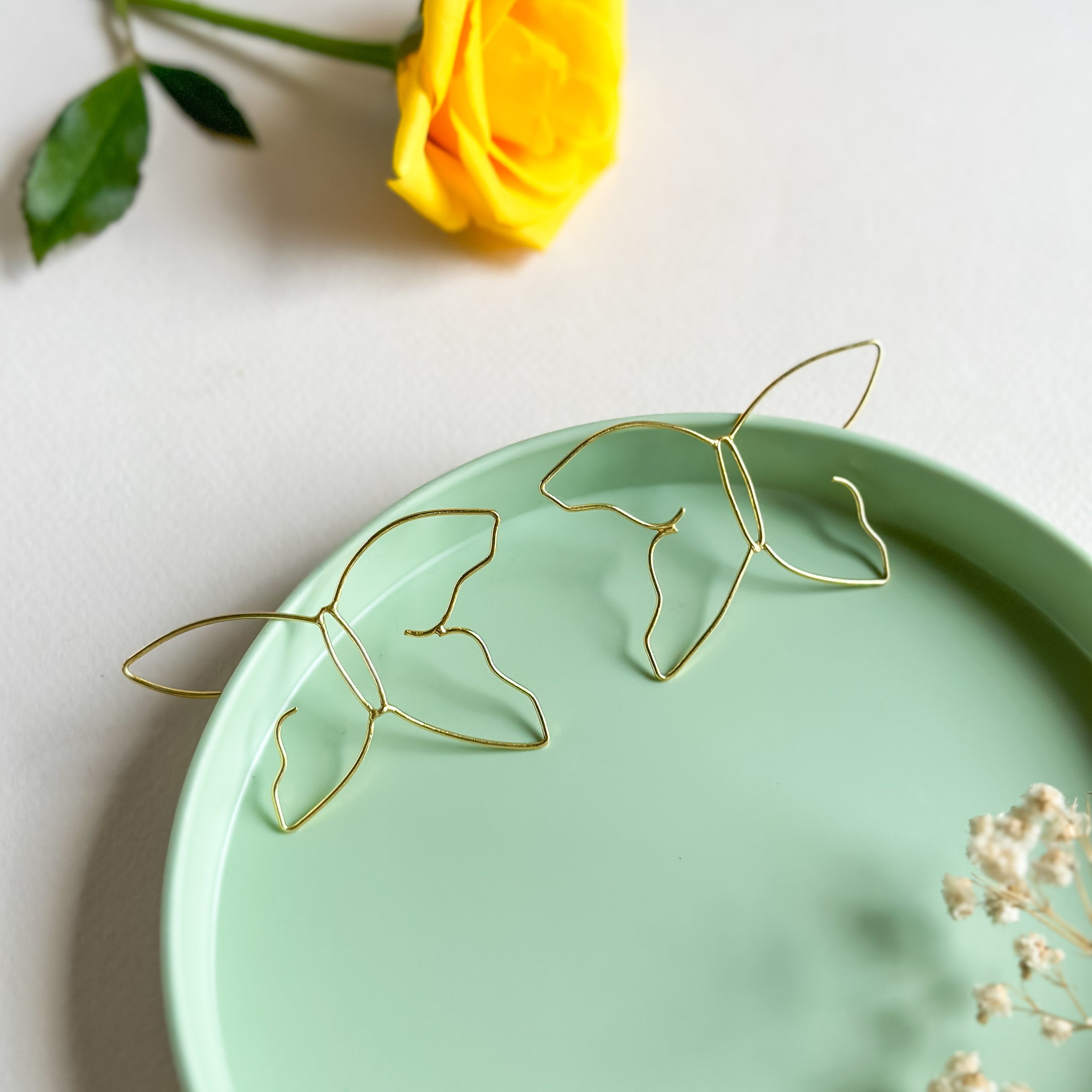 Nature's Whisper - Butterfly Slider Earrings