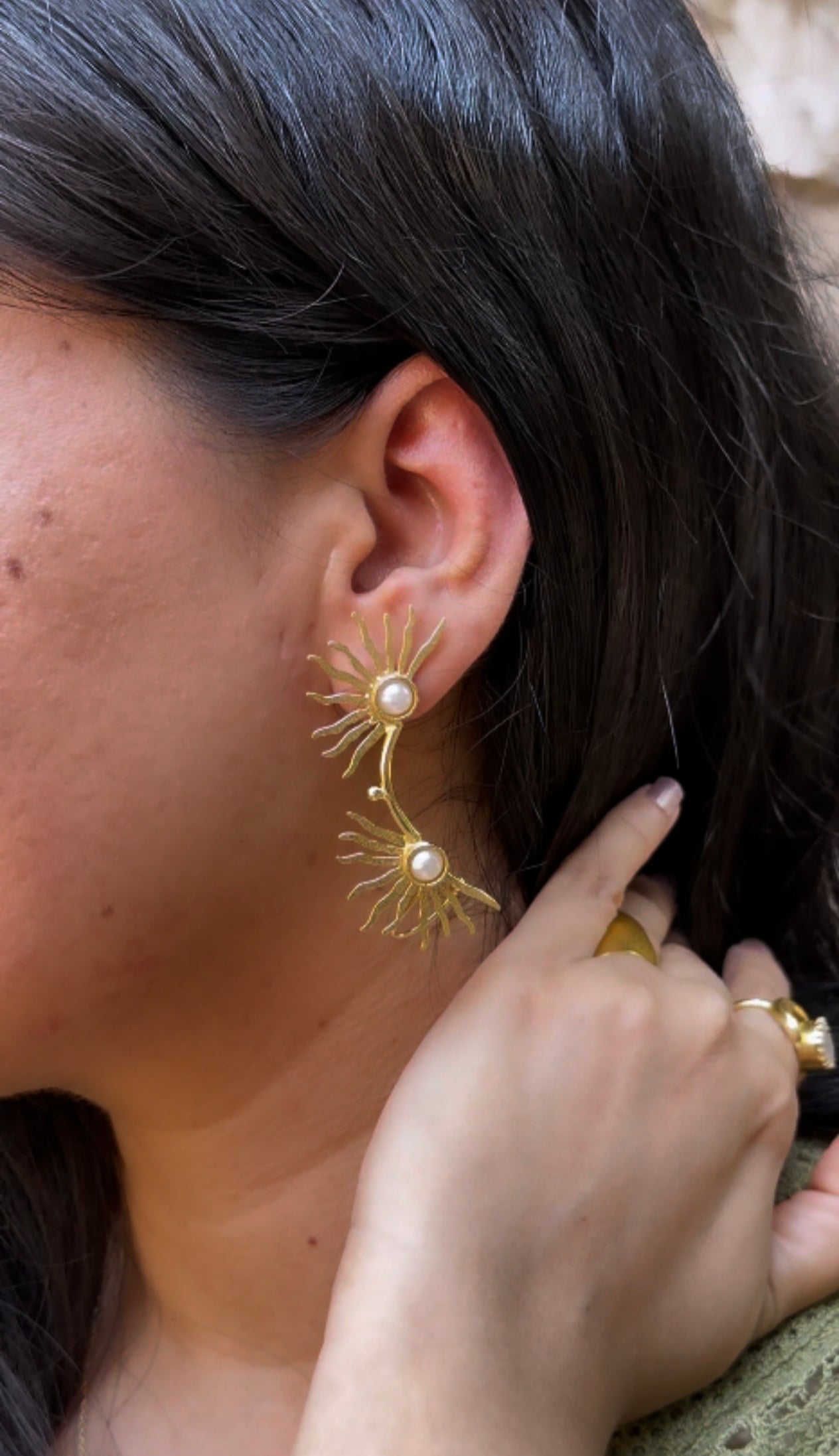 Whisper of Dawn Earrings/Earcuffs