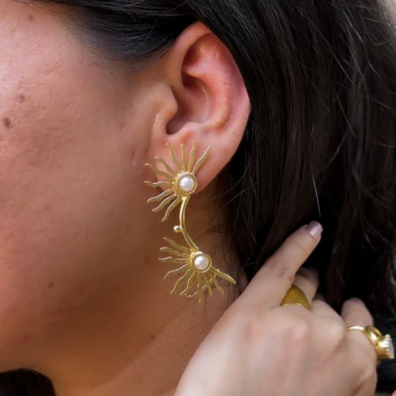 Whisper of Dawn Earrings/Earcuffs