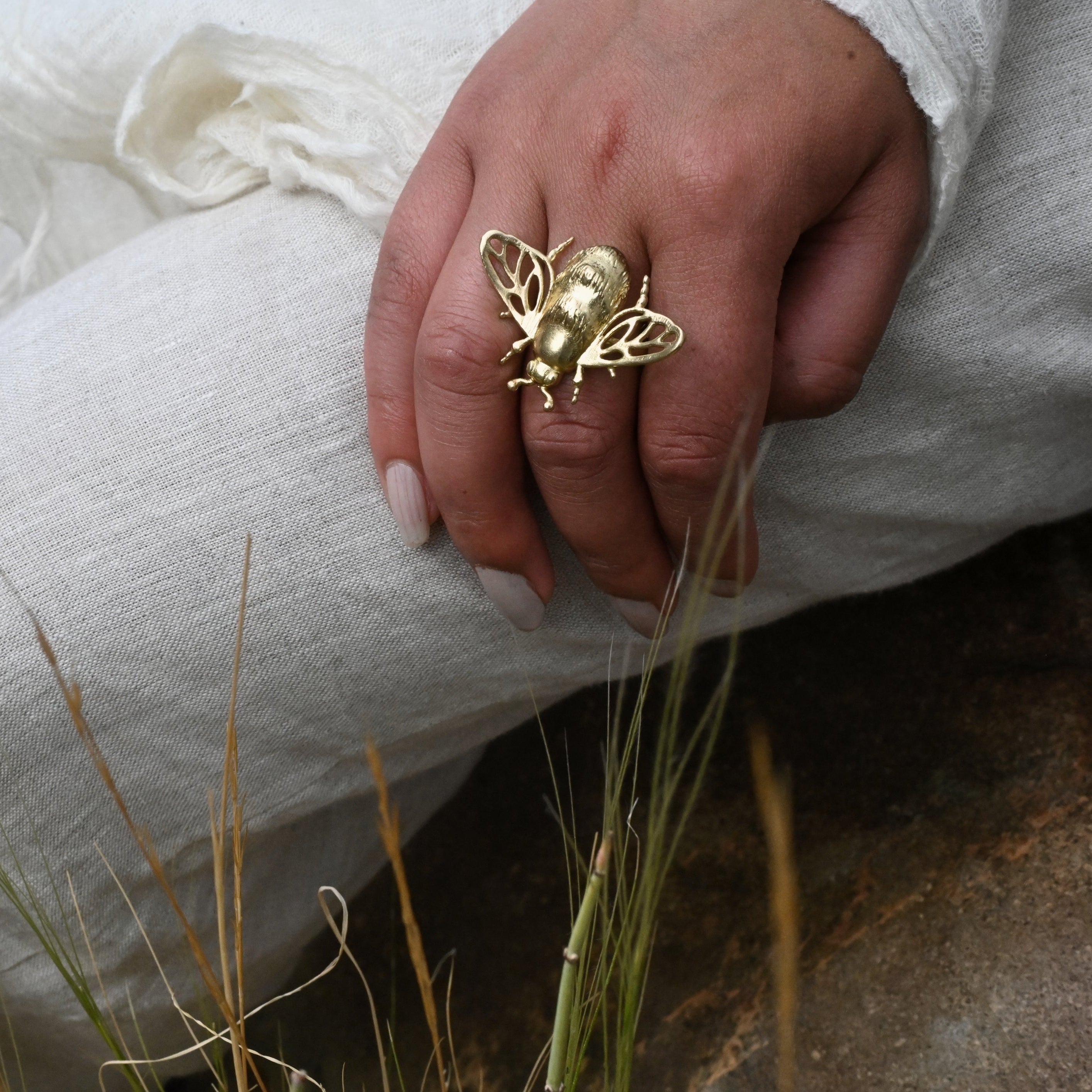 Queen Bee Adjustable Ring