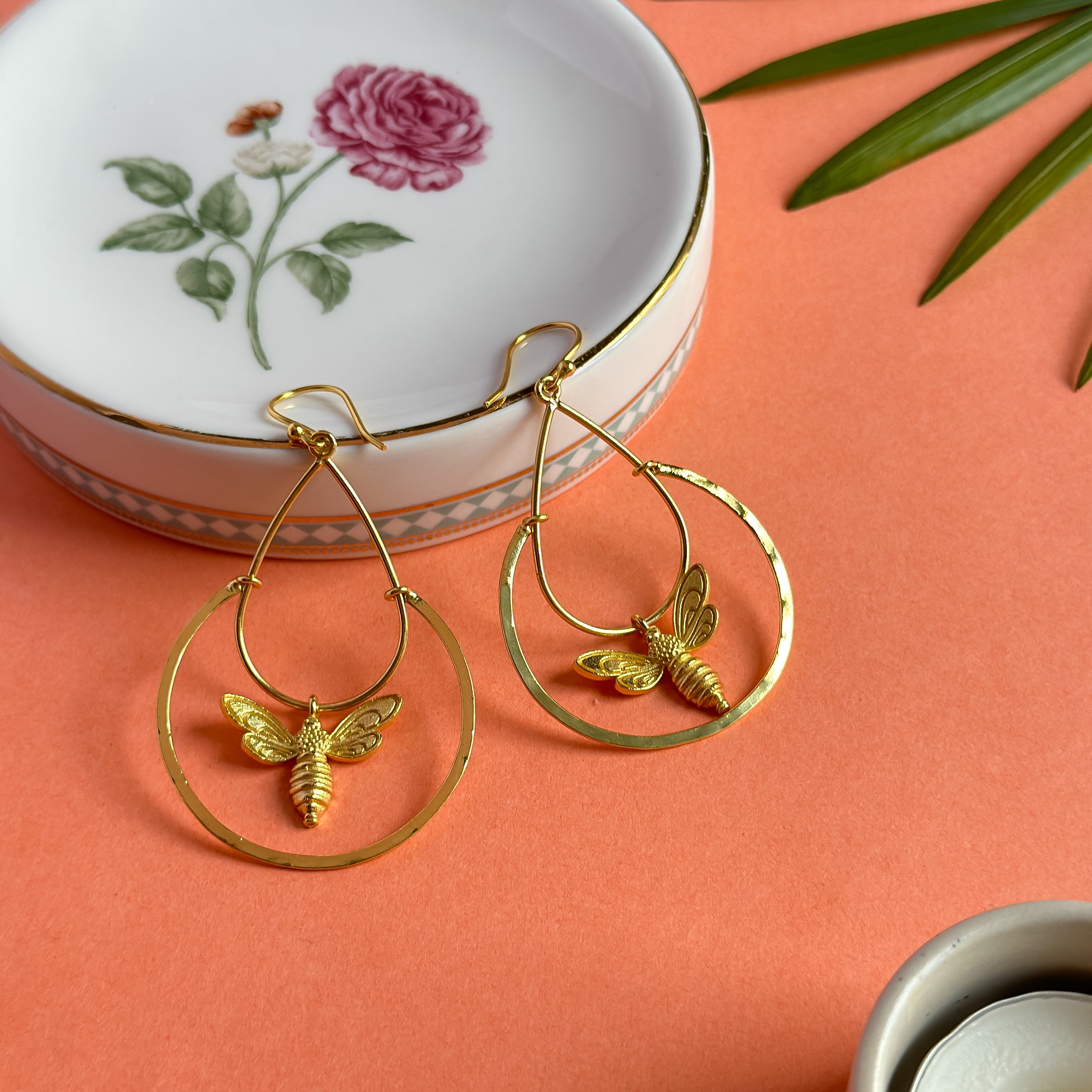 Nature's Whisper - Bumble Bee Earrings