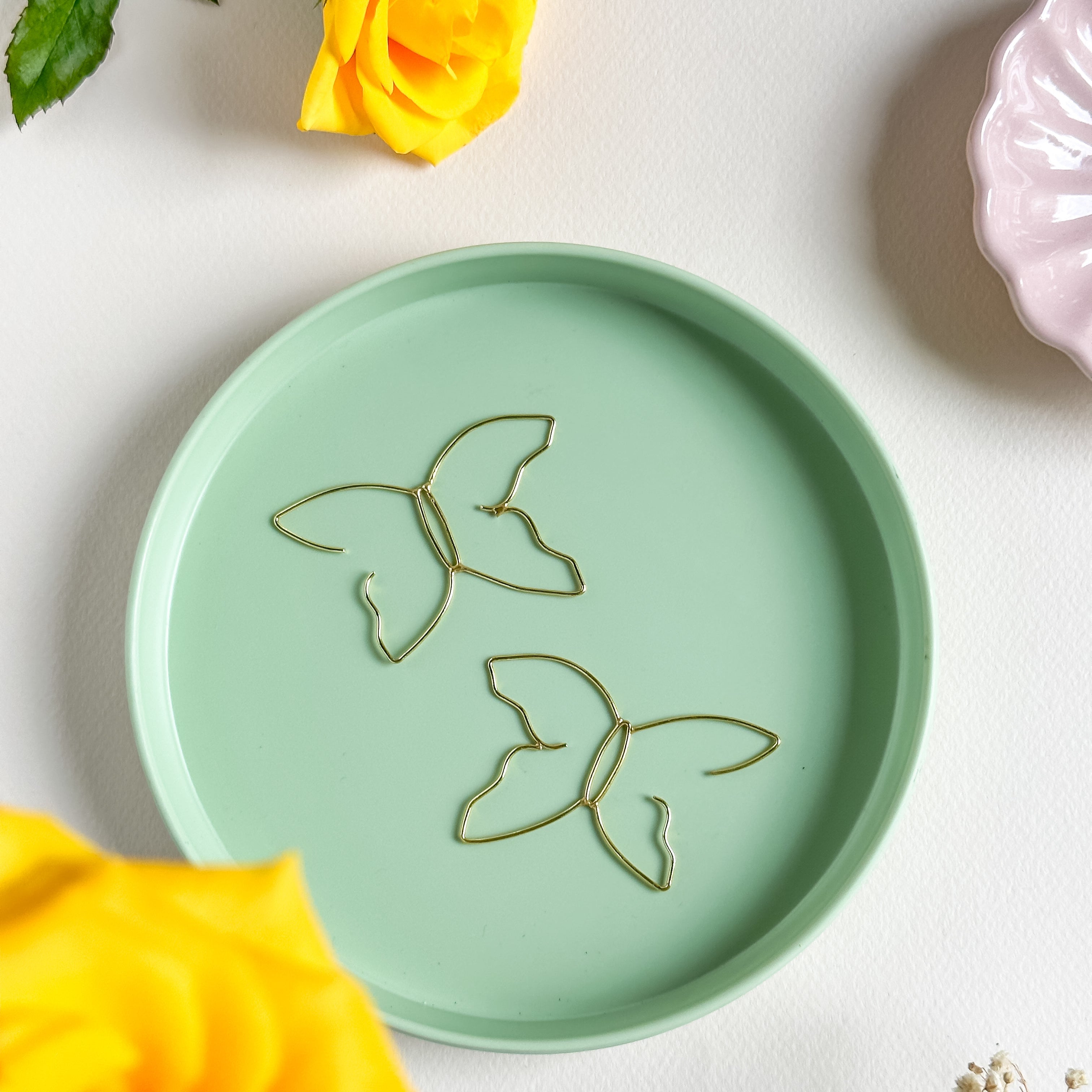 Nature's Whisper - Butterfly Slider Earrings