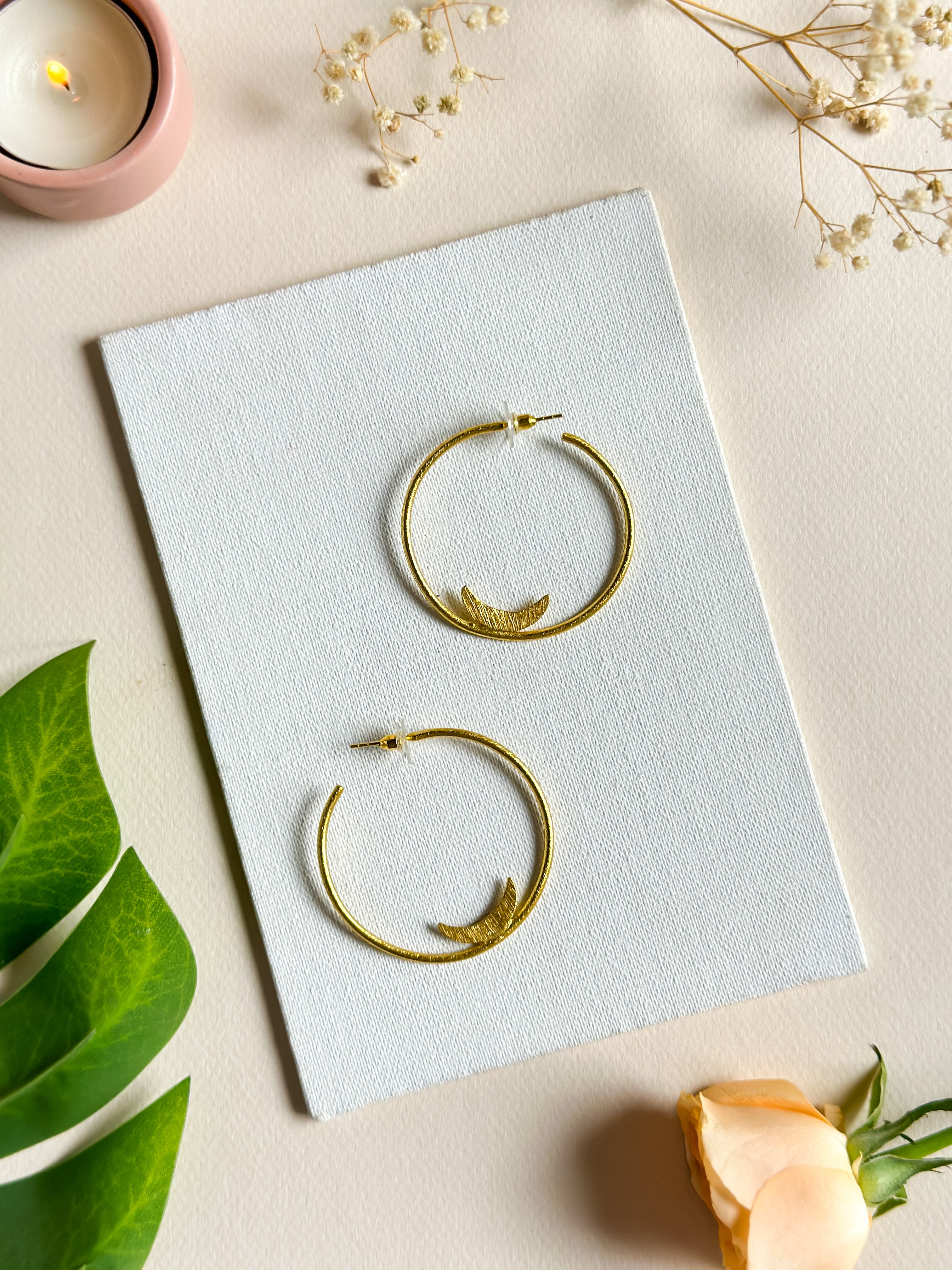 The Lazy Brunch - Crescent Moon Hoops