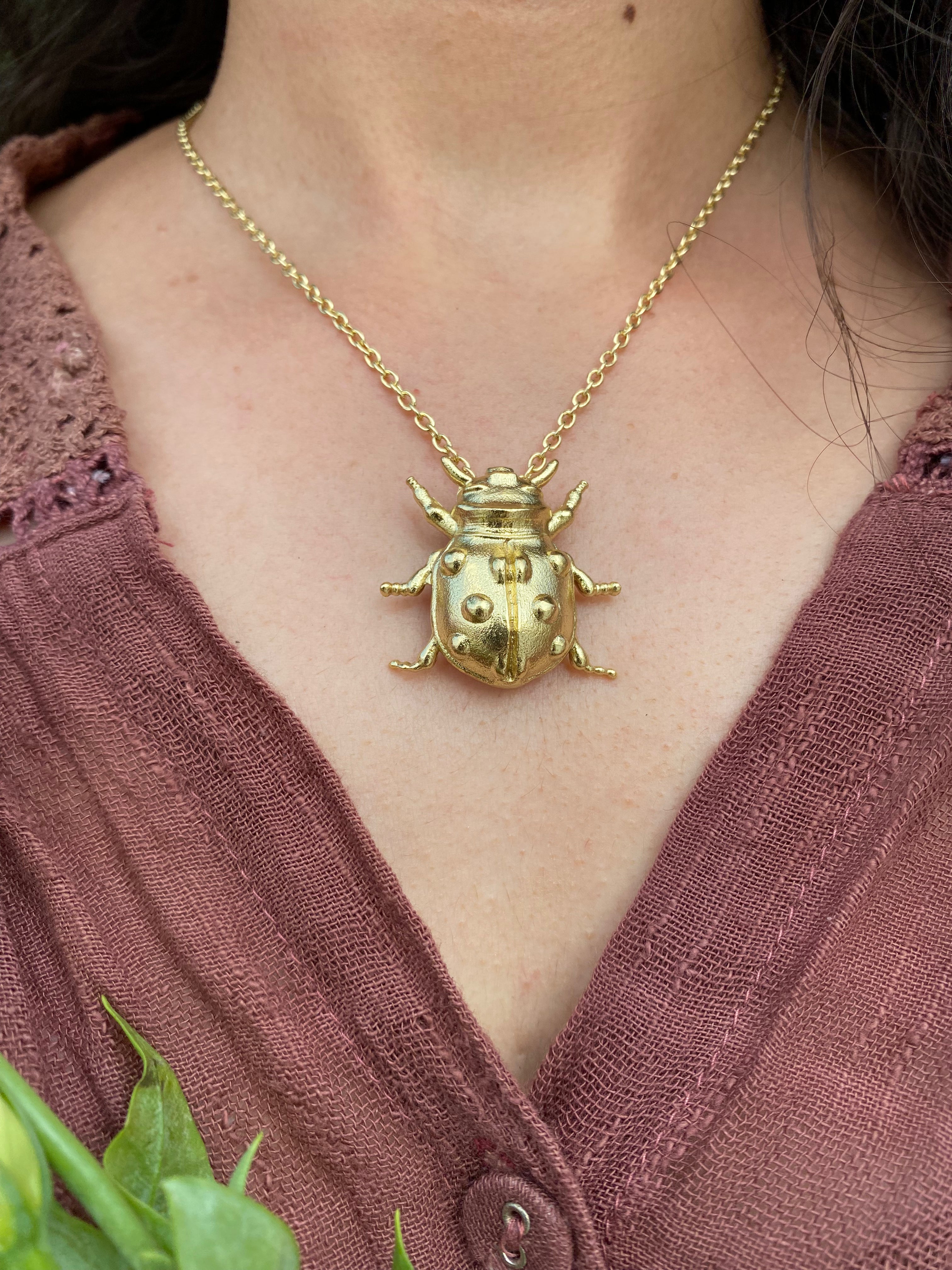 Beetle Necklace