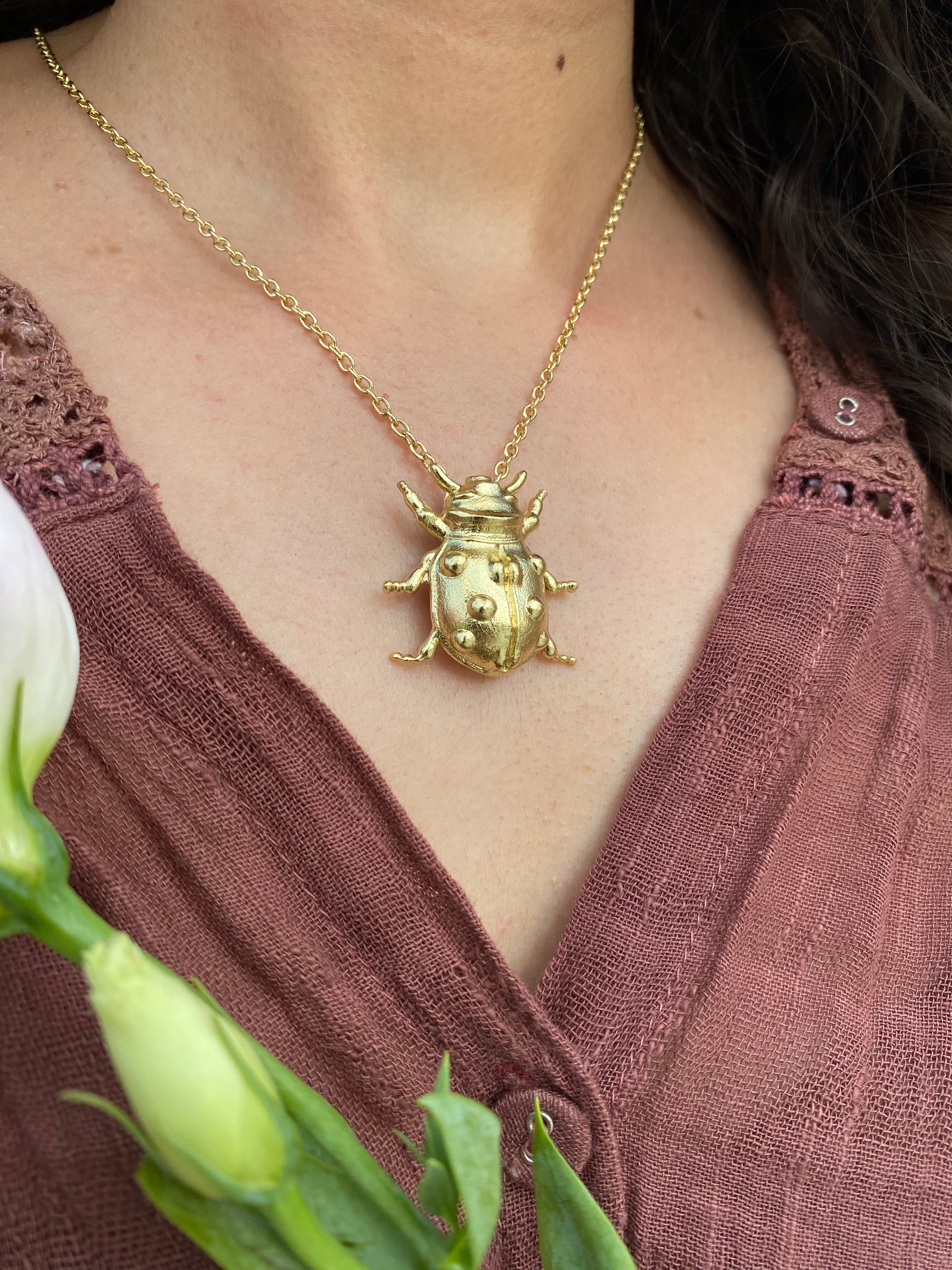 Beetle Necklace
