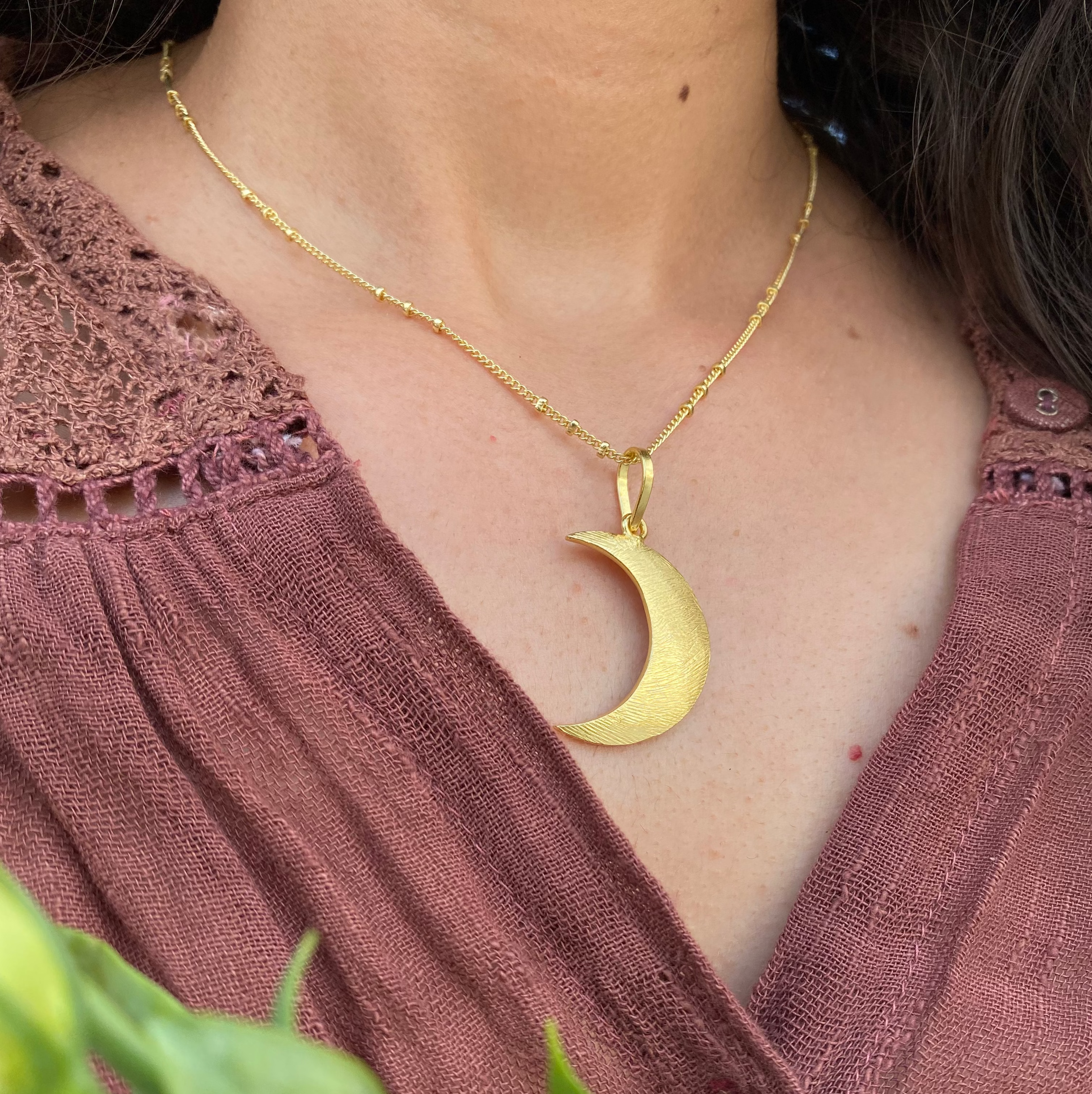 Crescent Moon Necklace
