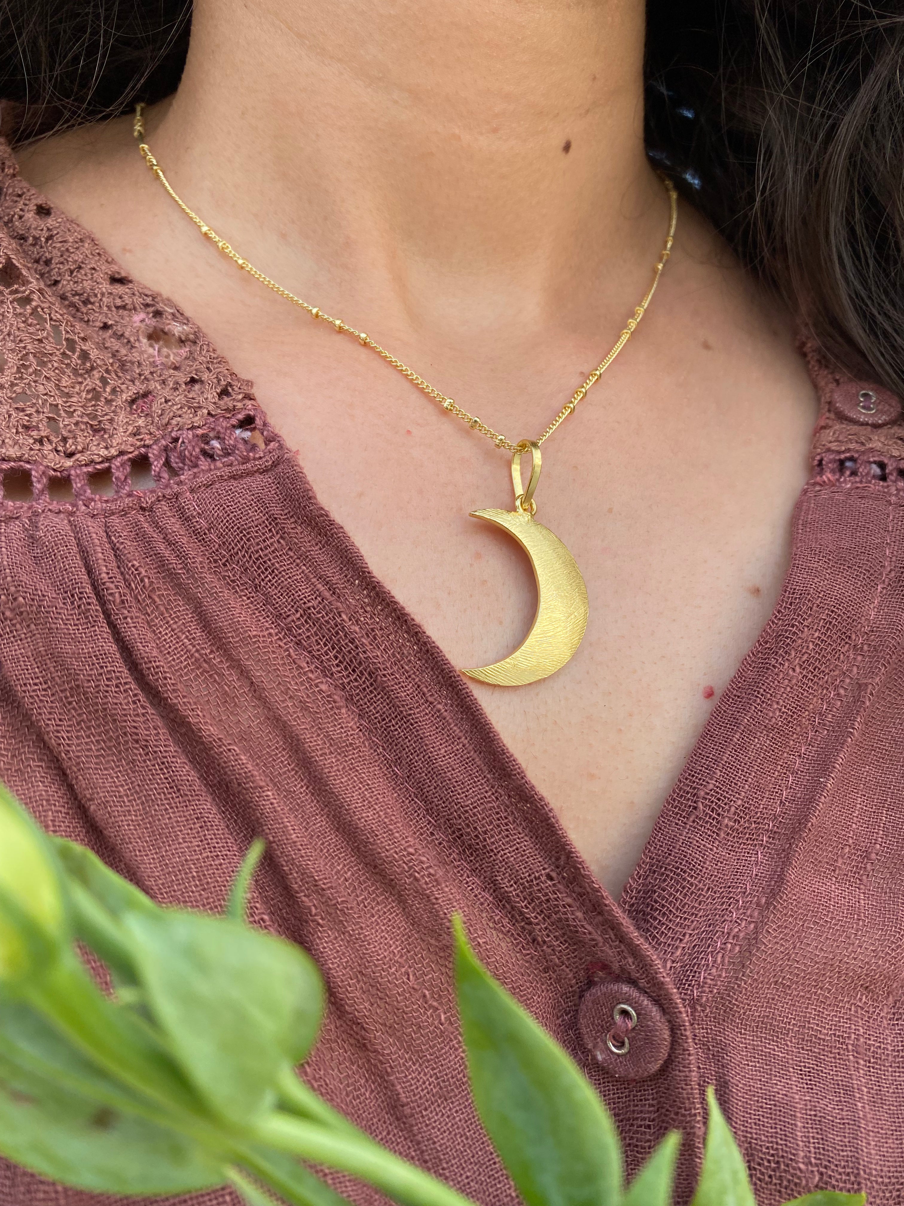 Crescent Moon Necklace
