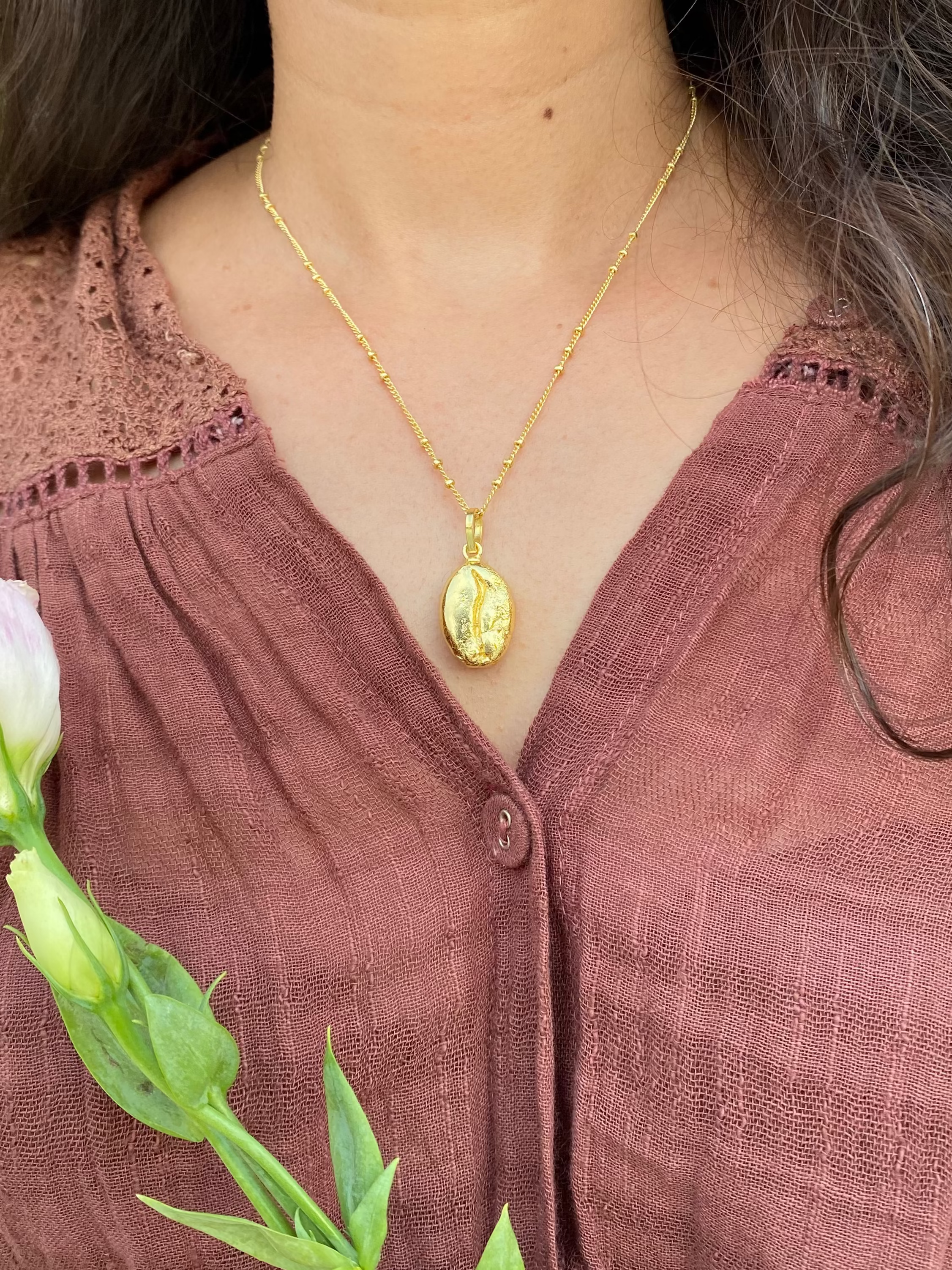 Coffee Bean Necklace
