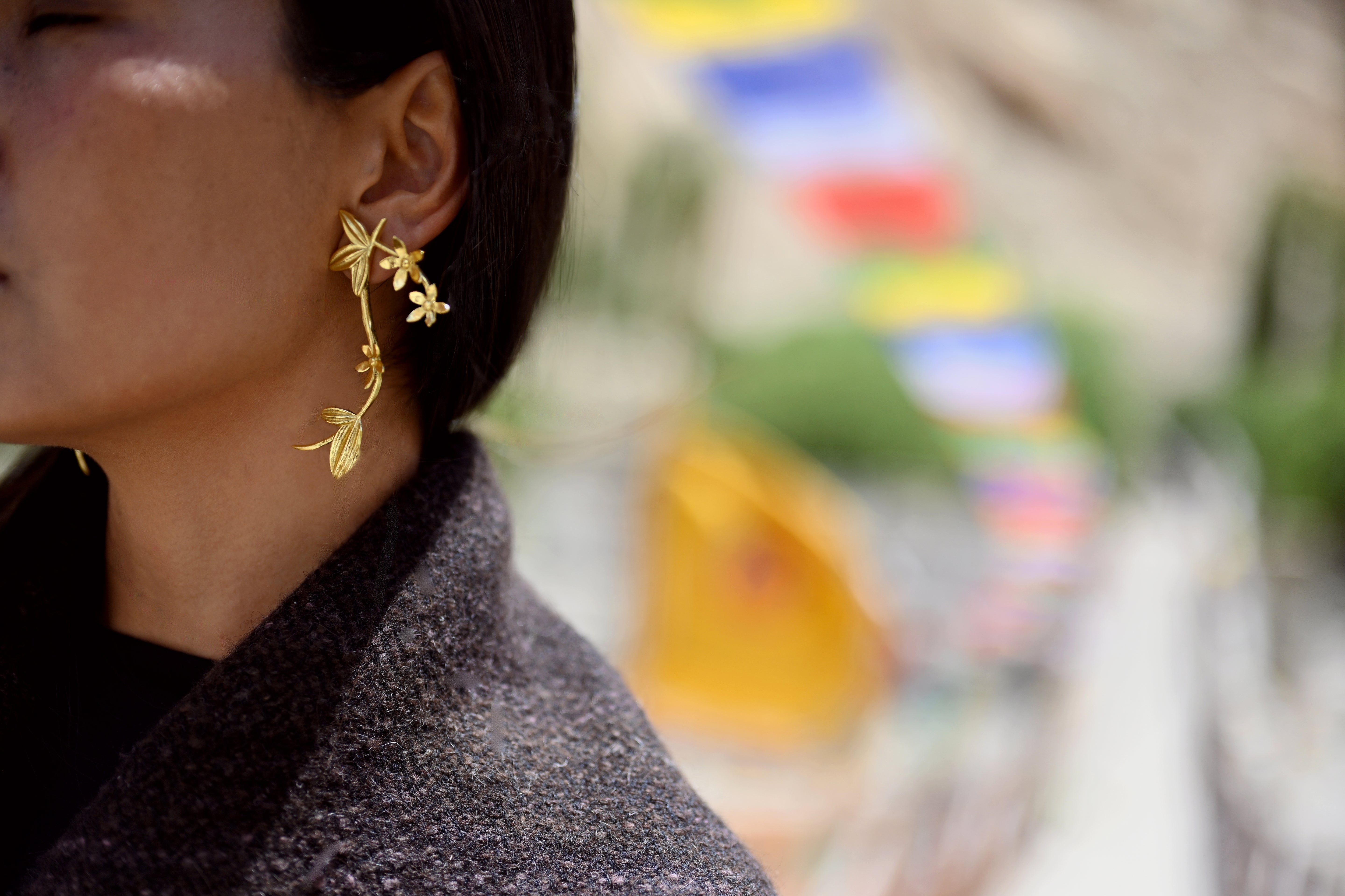 Wildflower Vine Earrings