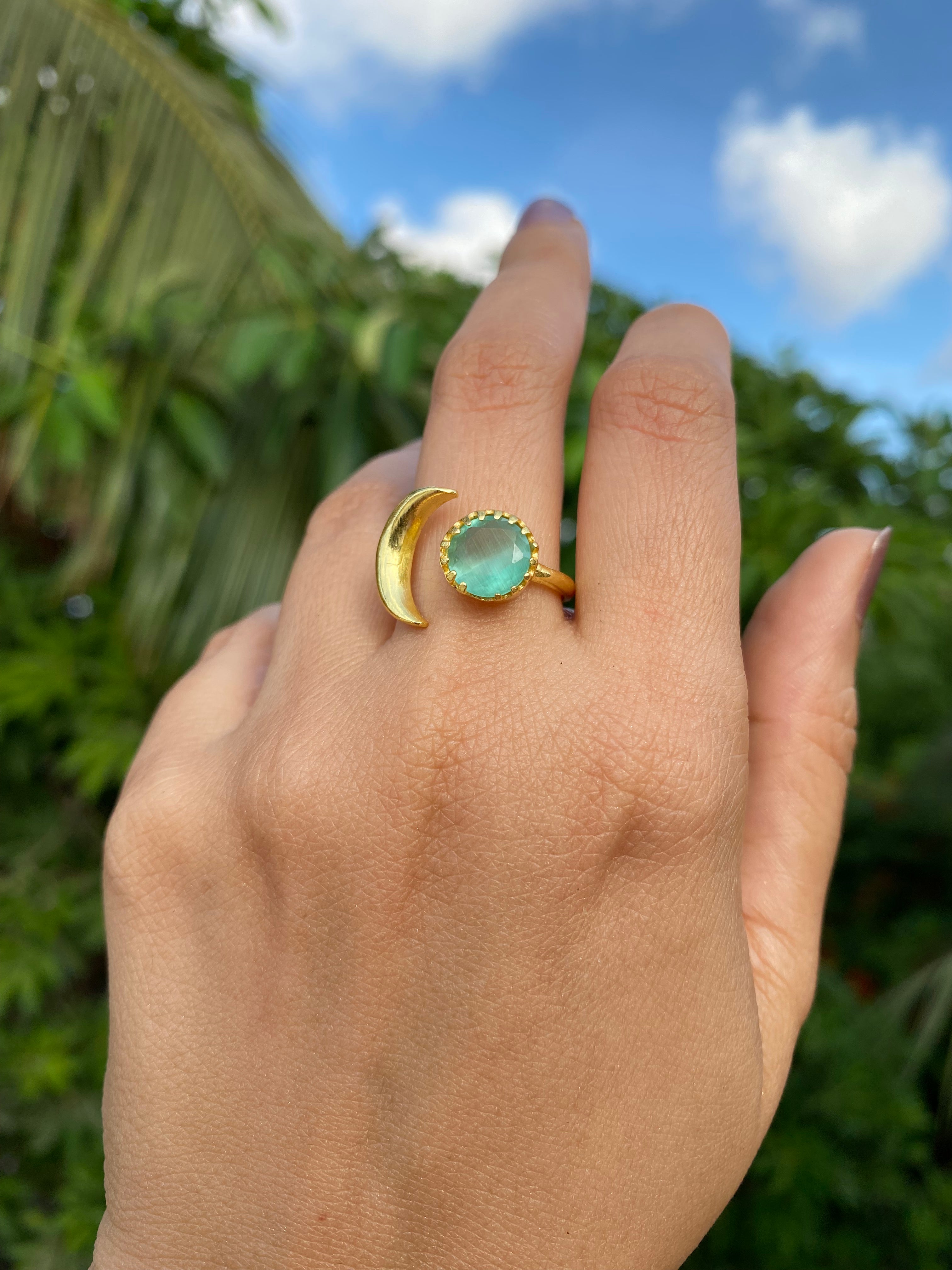 Soluna Adjustable Ring - Turquoise