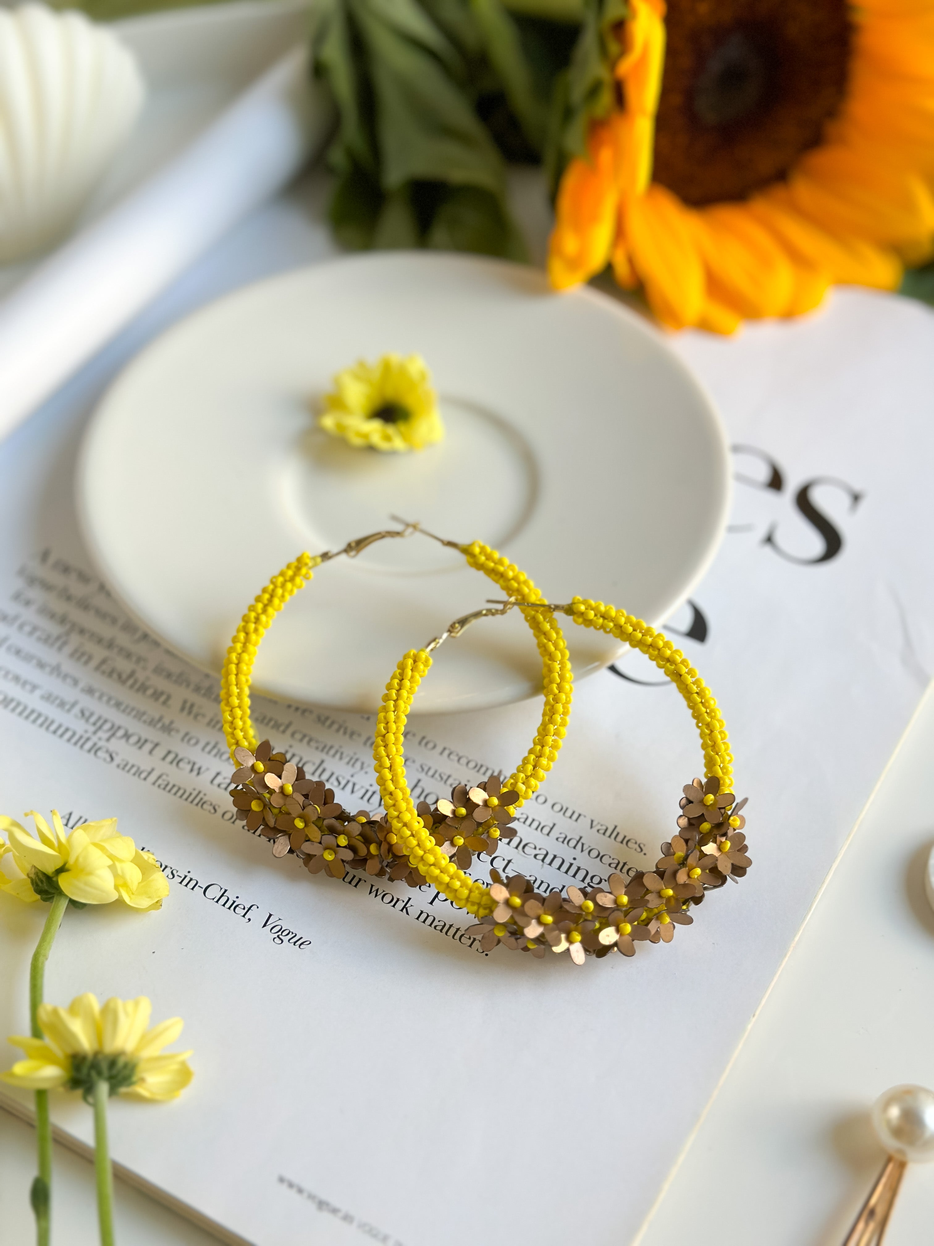 Floral Hoops