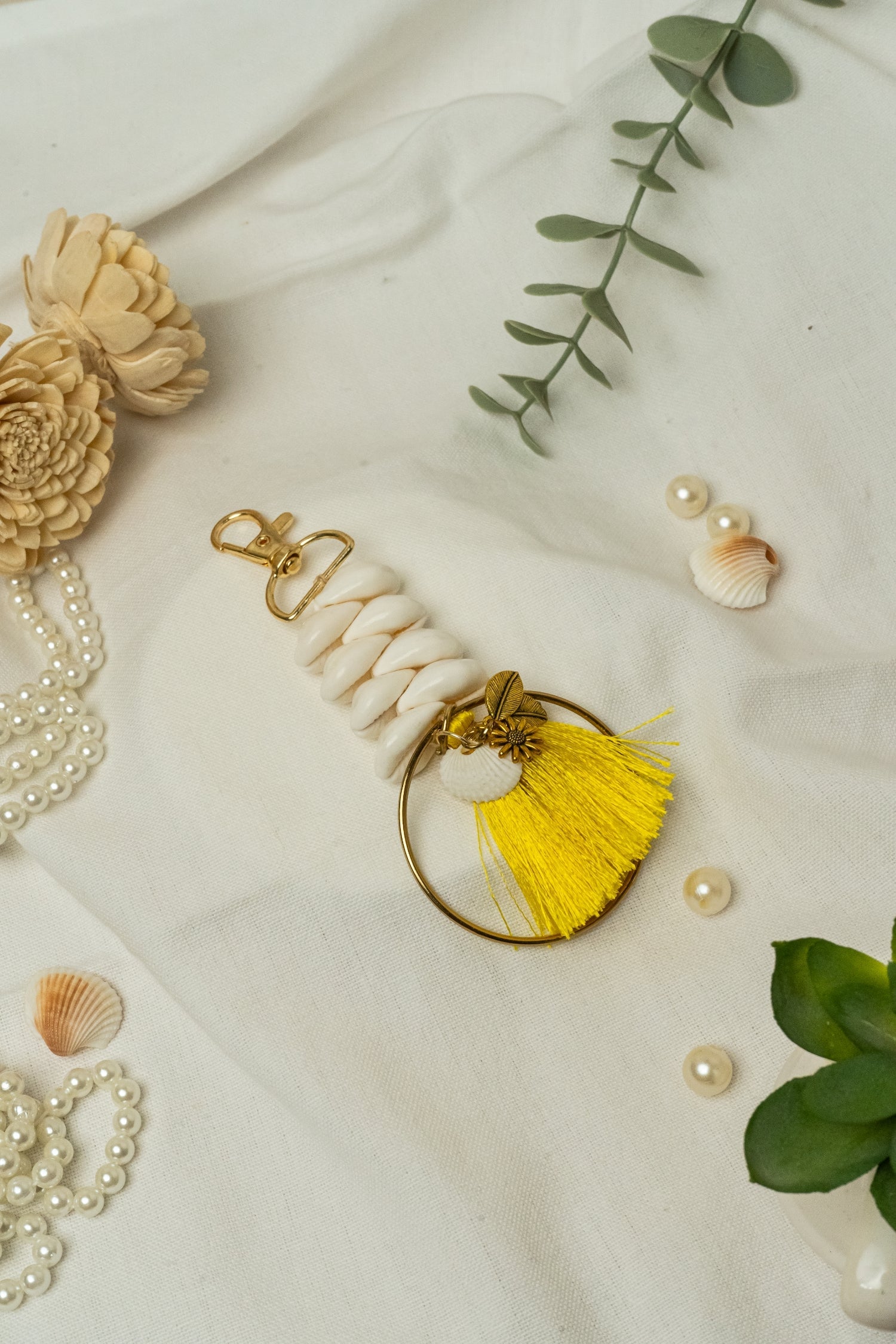 Tassel Bag Charm - Yellow