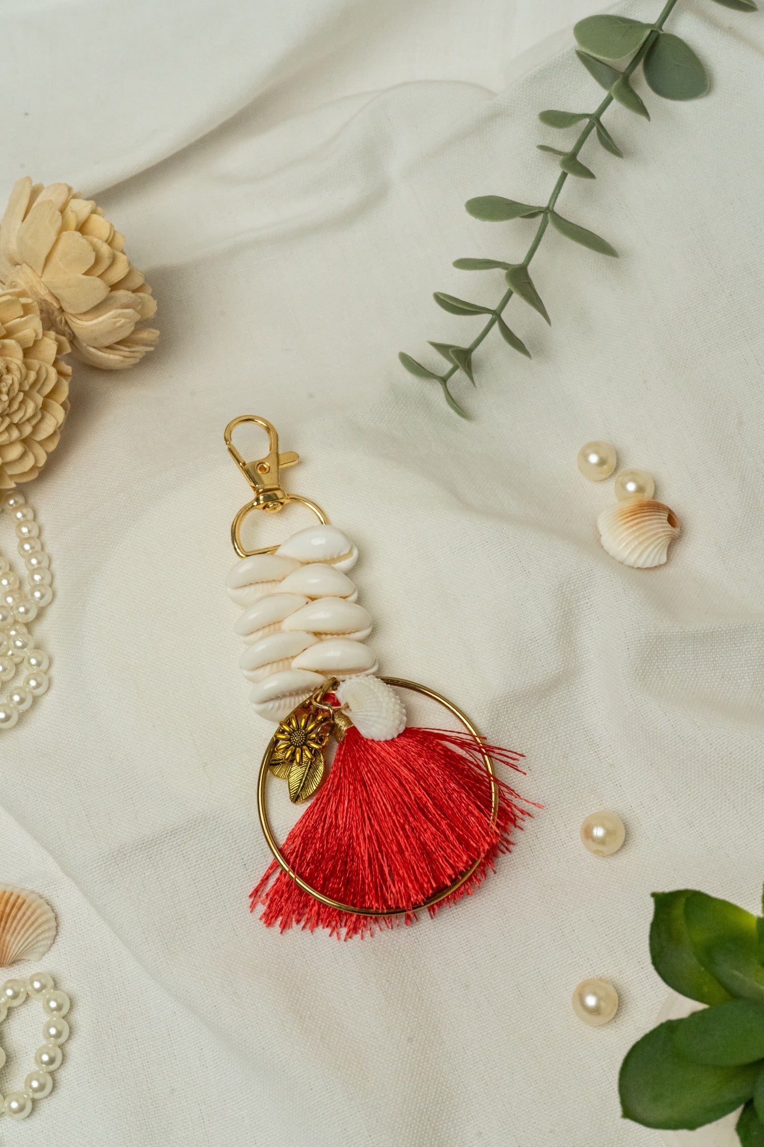 Tassel Bag Charm - Rose Pink