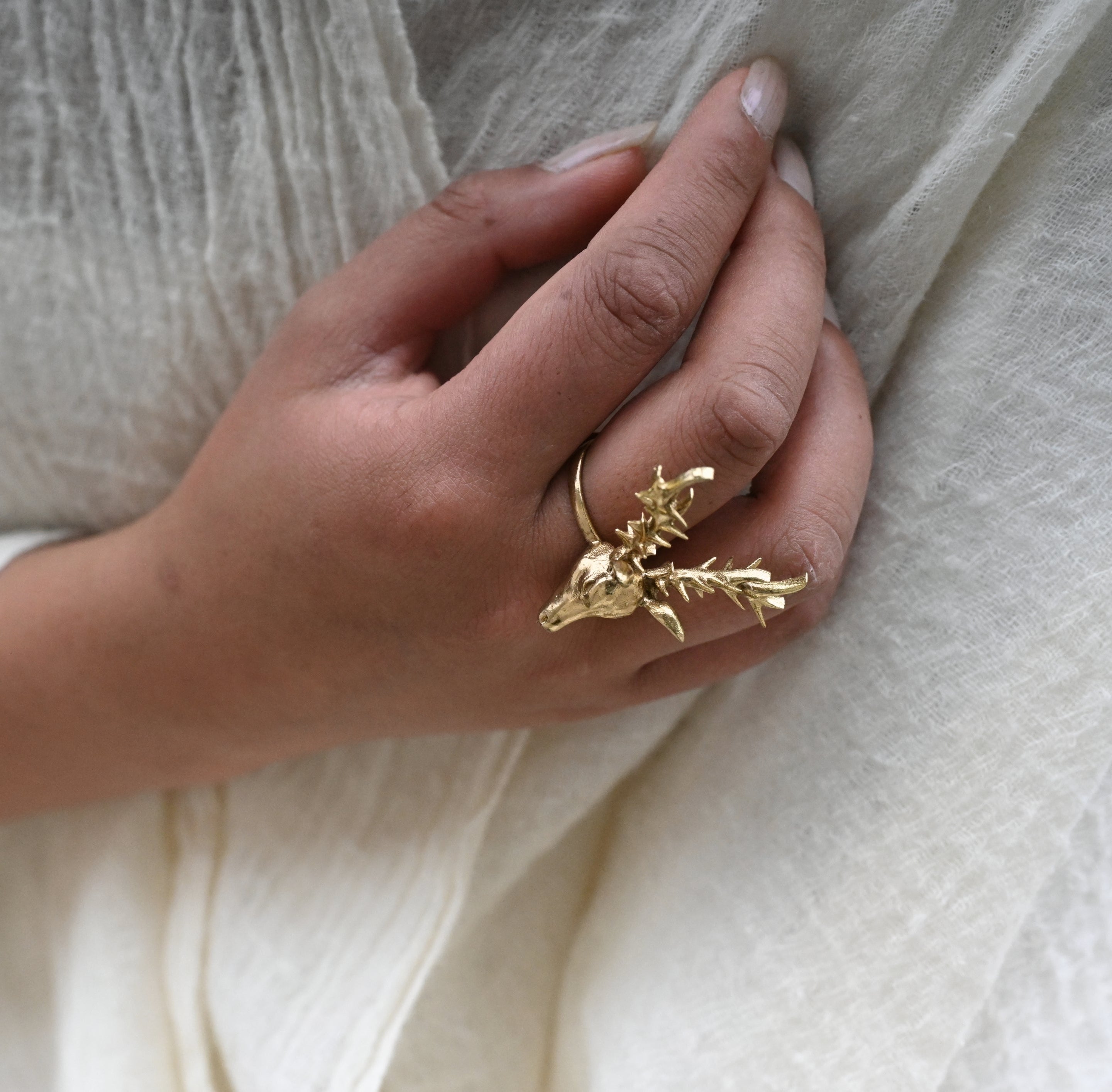 Forest Whisper Adjustable Ring