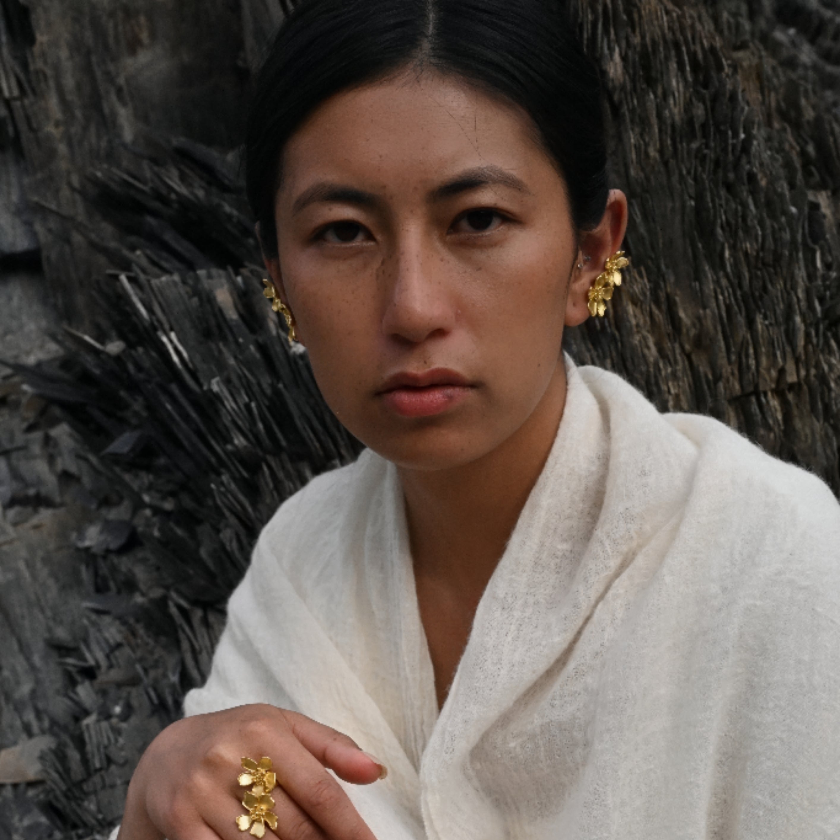 Double Periwinkle Earcuffs (Pair)