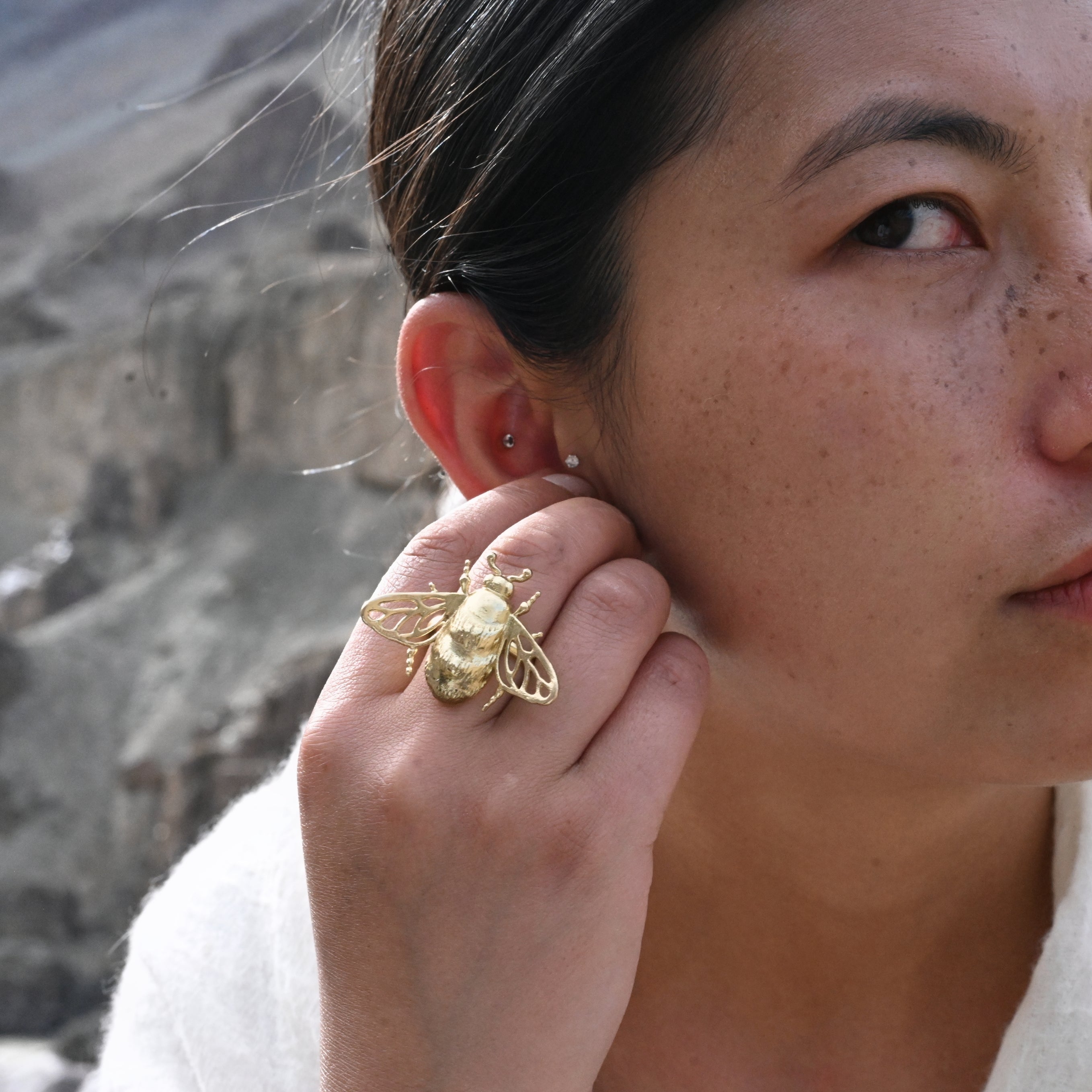 Queen Bee Adjustable Ring