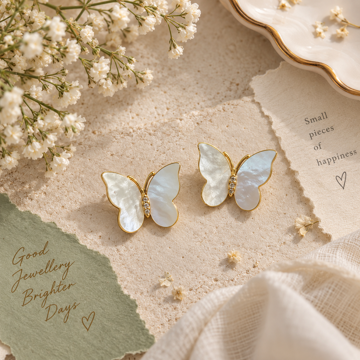 Pearlwing Earrings