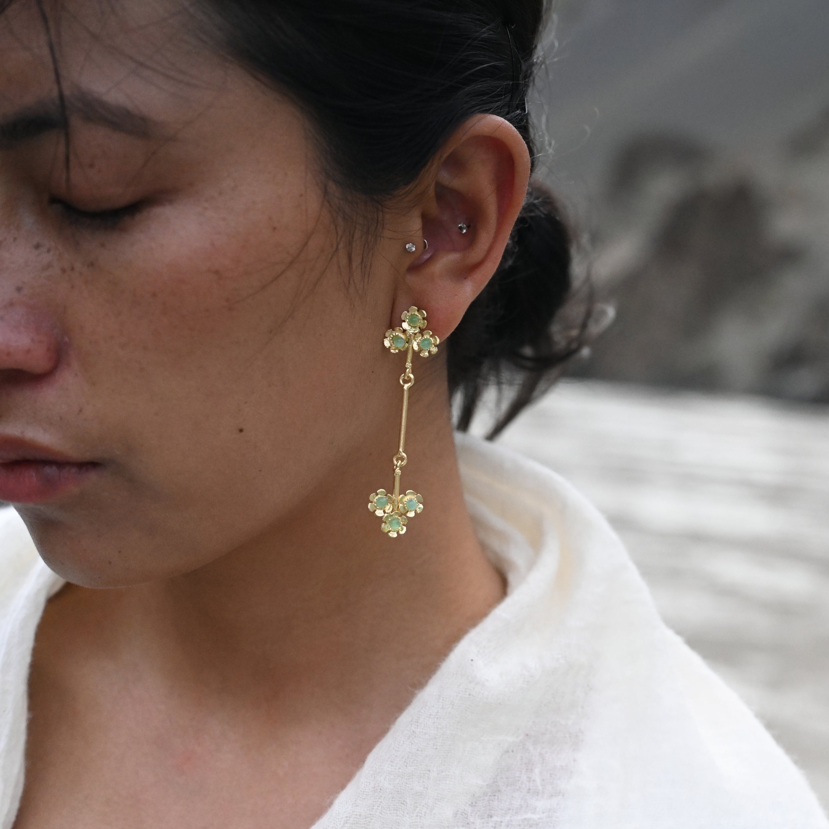 Dewdrop bloom Earrings
