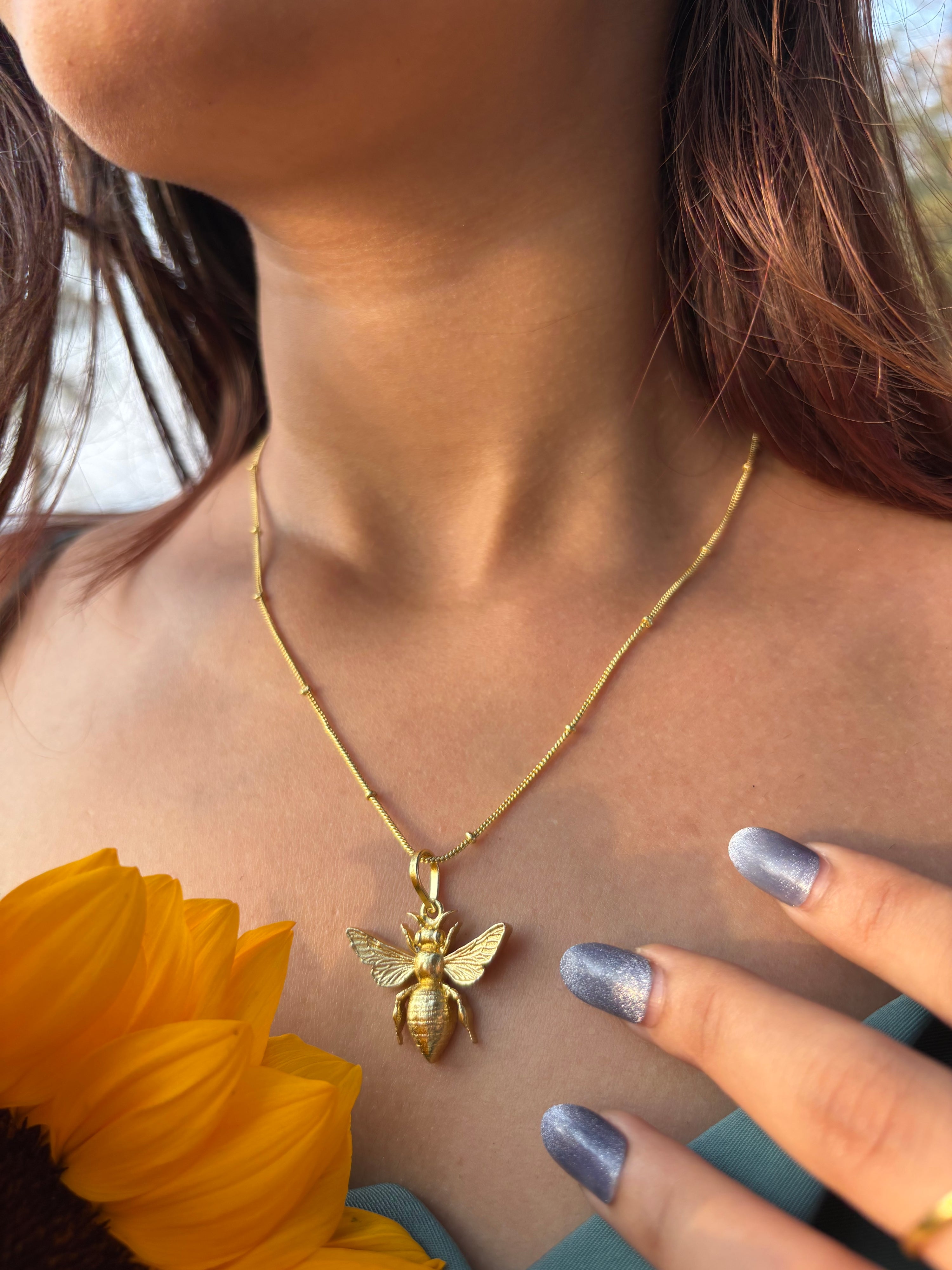 Buzzing Bee Necklace